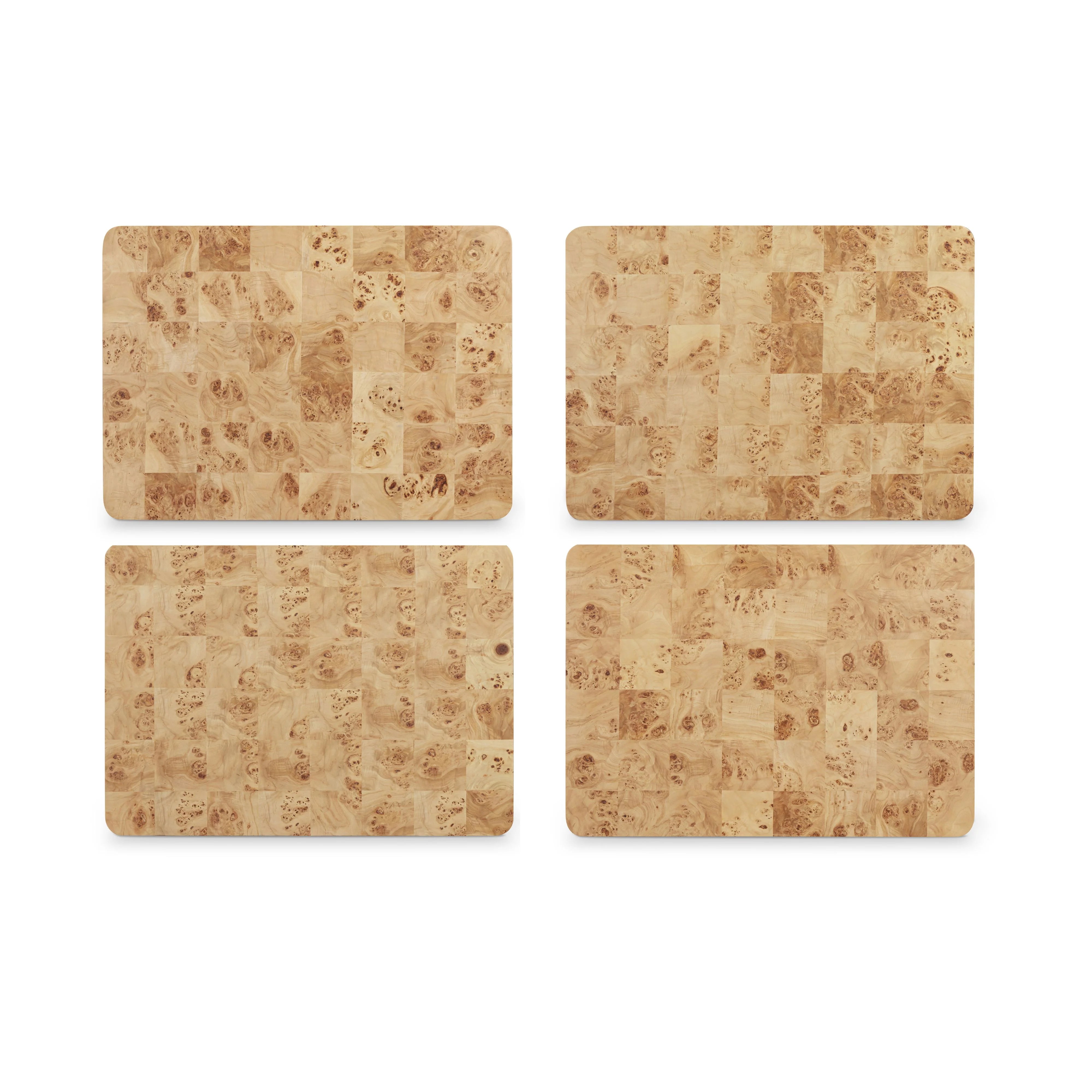 Berri 39" Natural Burl Coffee Table