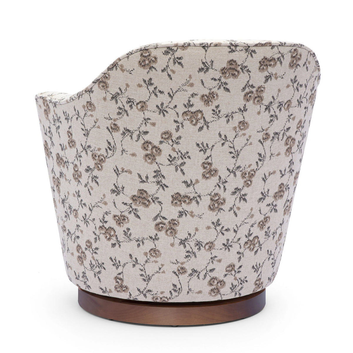 Chaise pivotante Skyla Cream Boucle 