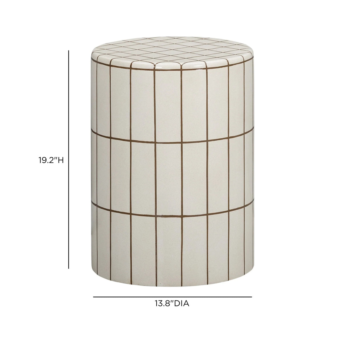 Tatiana Round Concrete Indoor/Outdoor Side Table