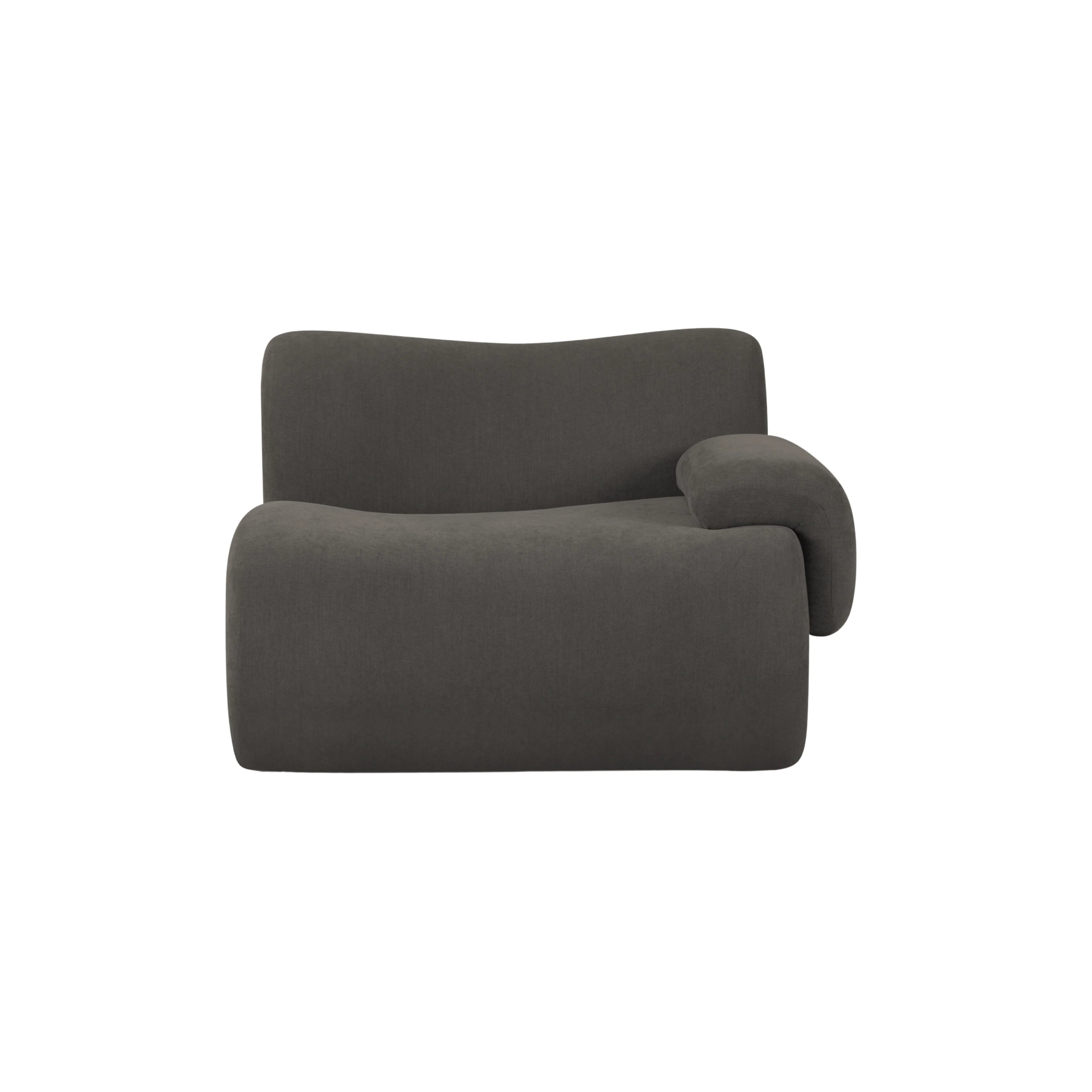 Zenith Contract-Grade Upcycled Fabric Corner Chair