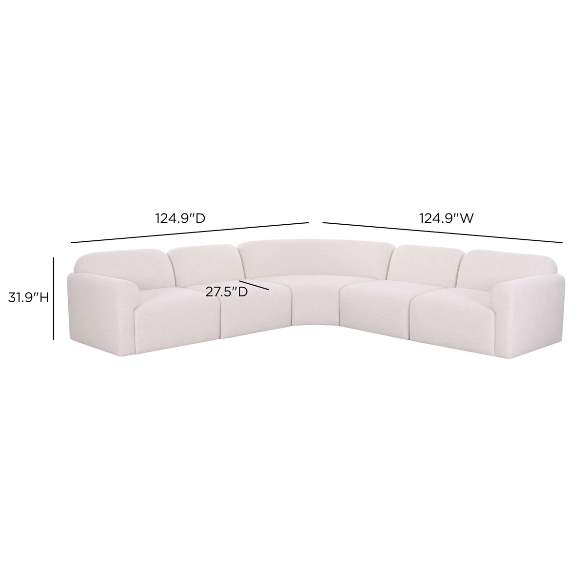 Gorge 5-Piece Modular Corner Sectional