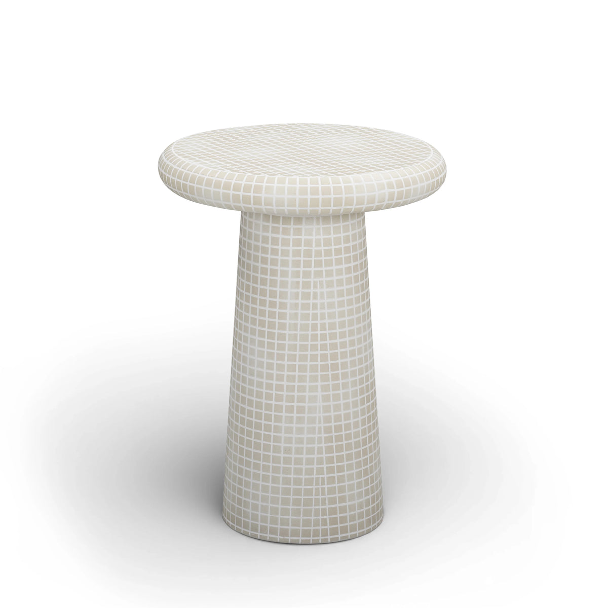 Monica Tiled Pattern Indoor/Outdoor Side Table