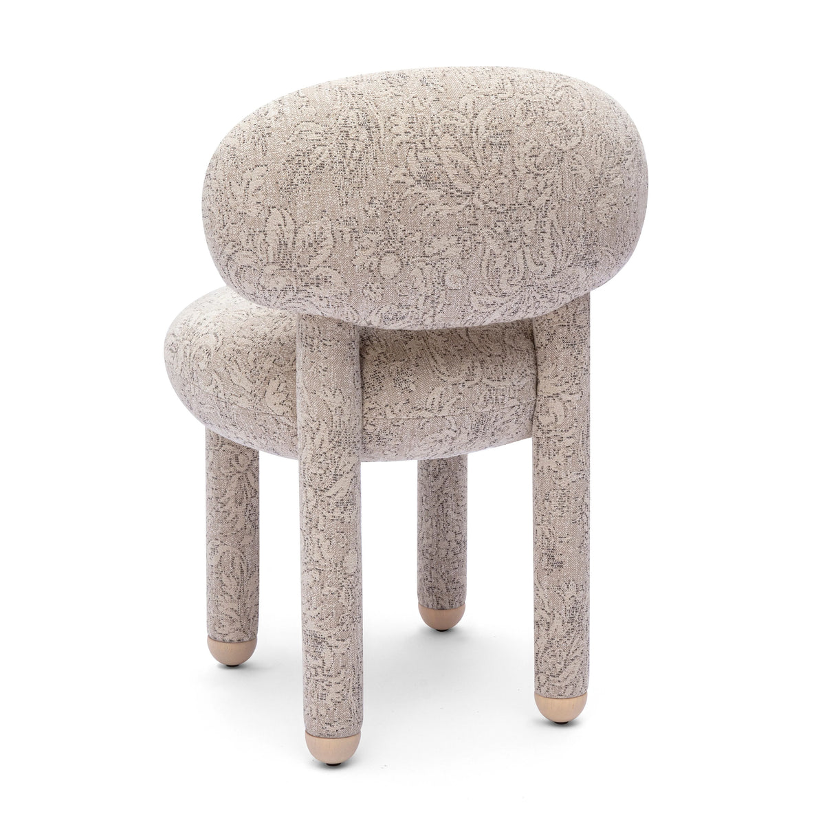 Chaise d'appoint en tissu haute performance Nubby Teal de Manu