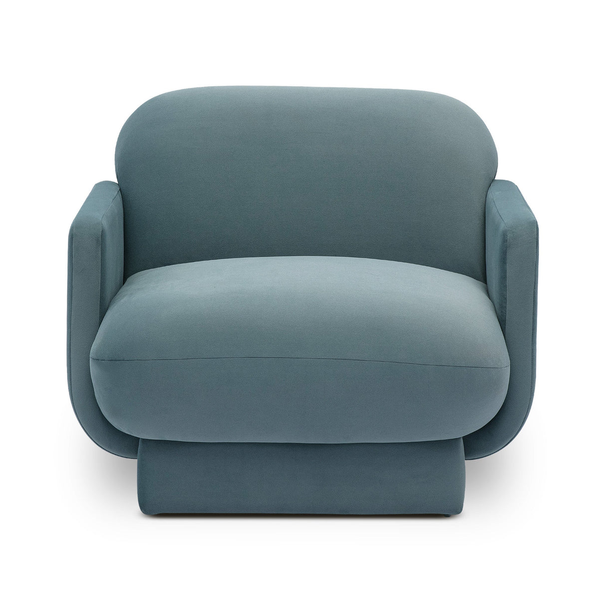 Azalea Performance Velvet Accent Chair - Powder Blue