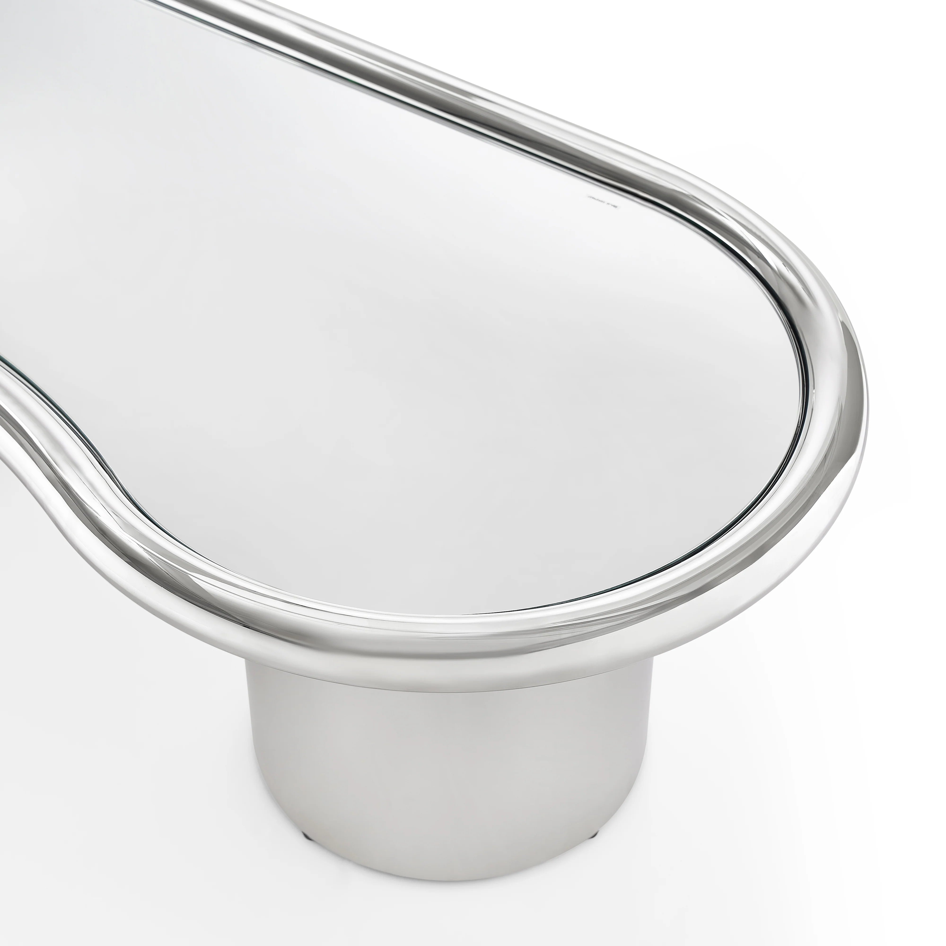 Sorya 51" Chrome Coffee Table
