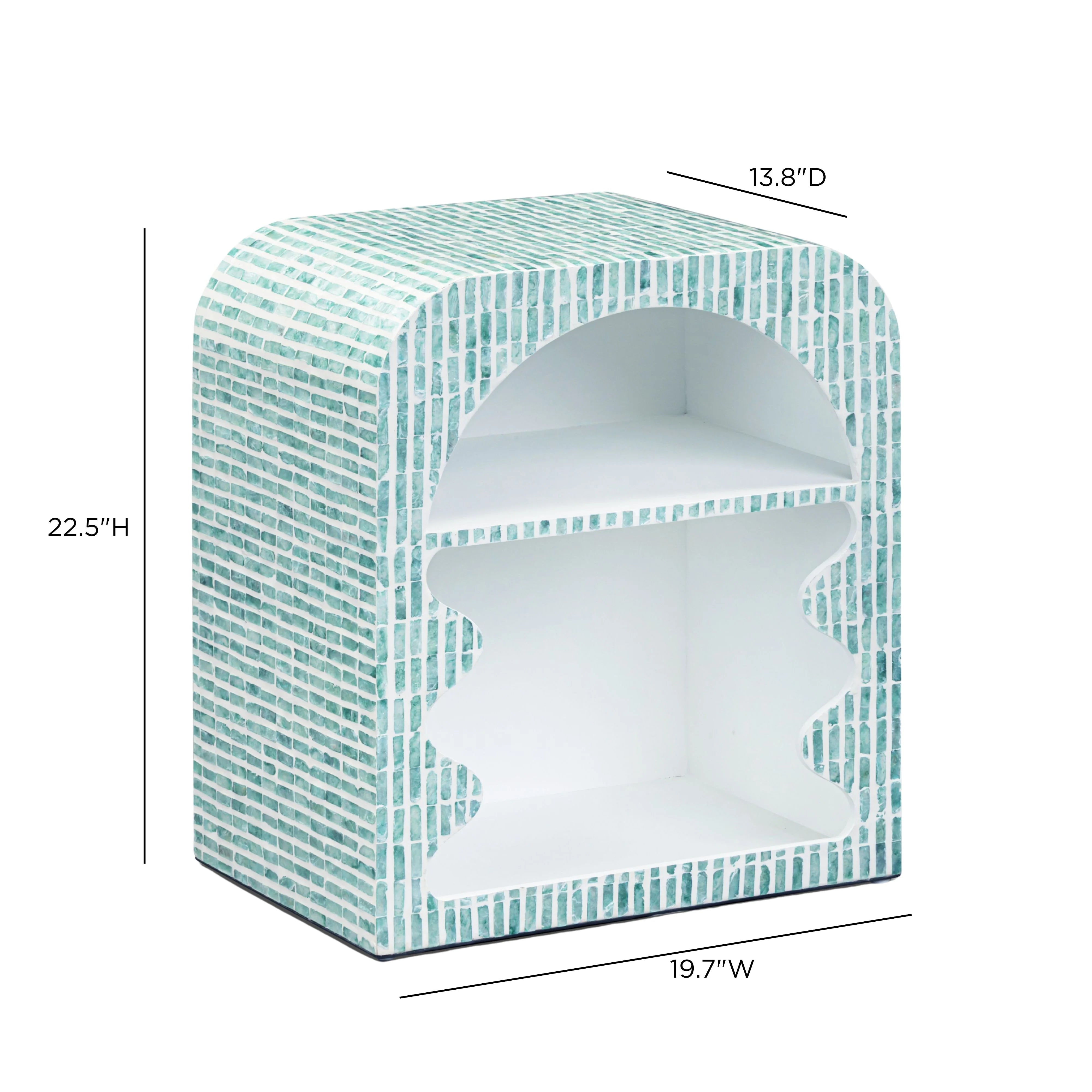 Jess 20" Capiz Shell Nightstand