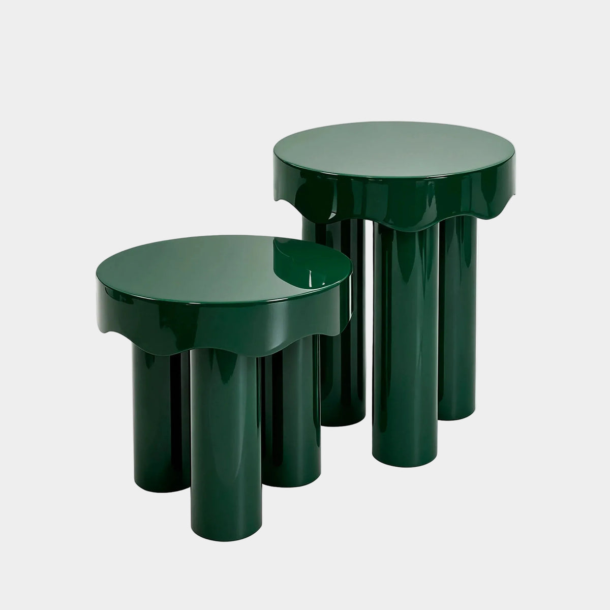 Casper High Gloss Nesting Side Table Set