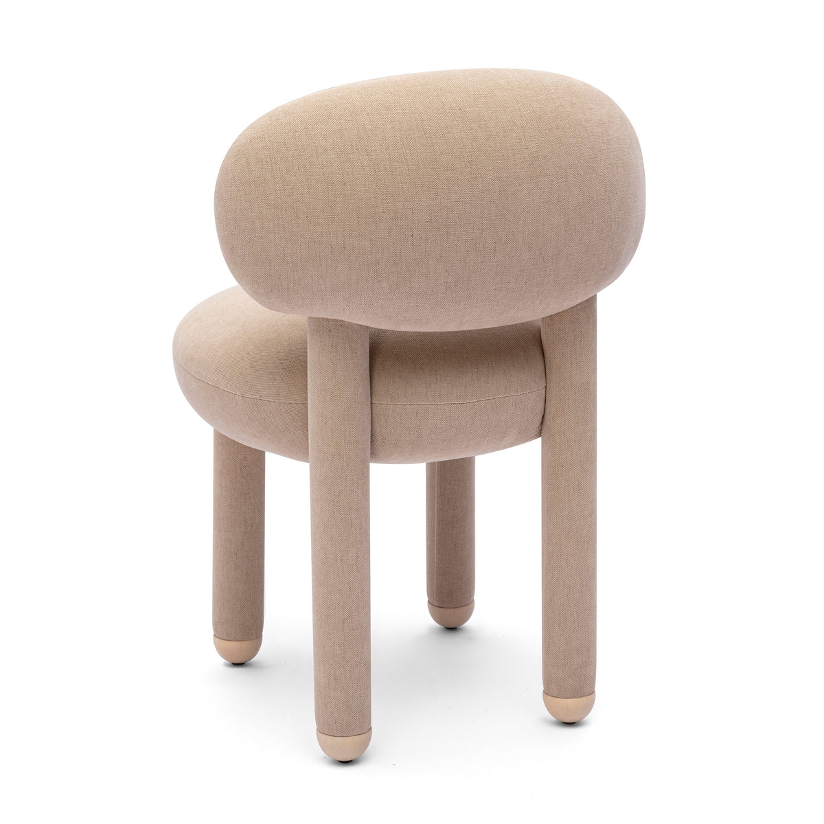 Chaise d'appoint en tissu haute performance Nubby Teal de Manu