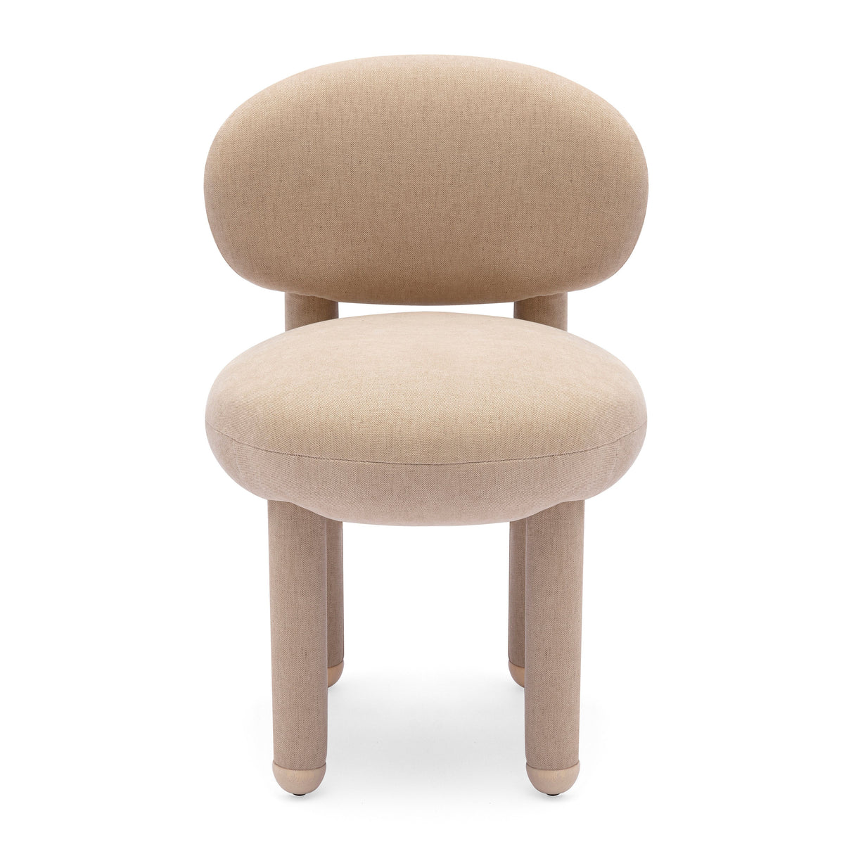 Chaise d'appoint en tissu haute performance Nubby Teal de Manu