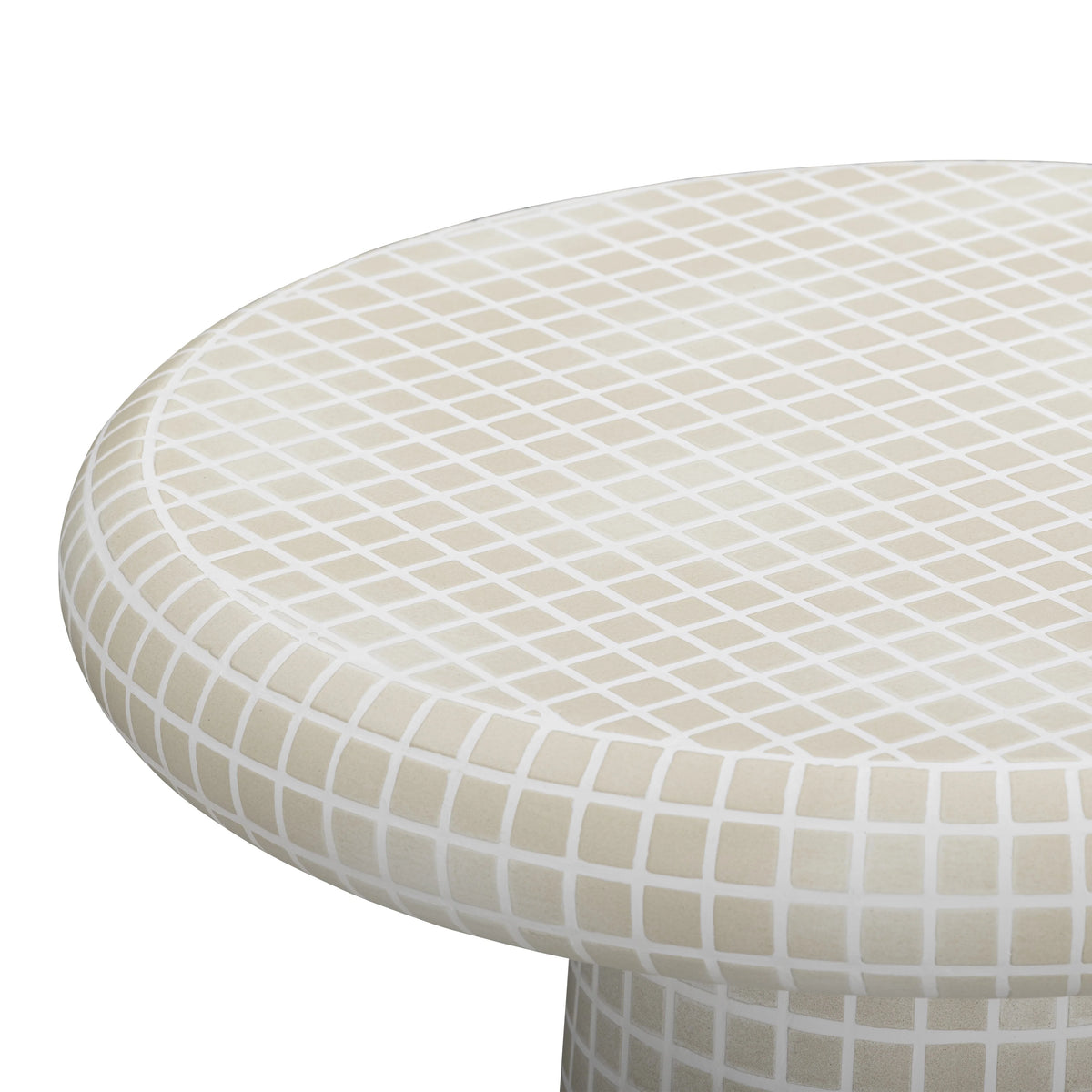 Monica Tiled Pattern Indoor/Outdoor Side Table