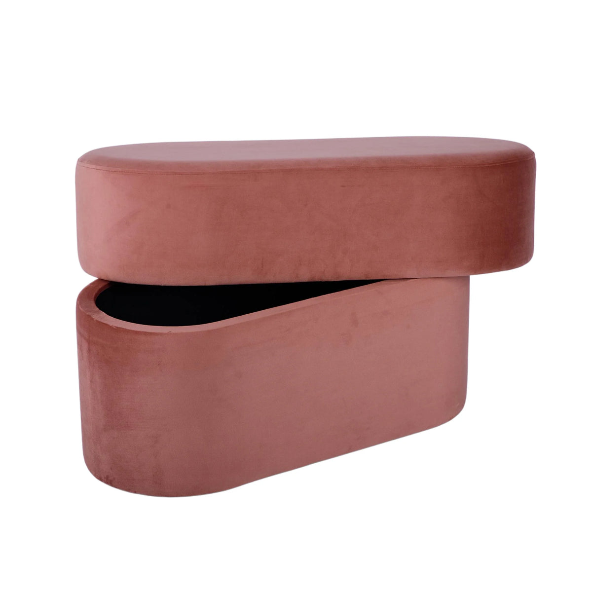 Andrea Performance Velvet Storage Bench (31"-50")