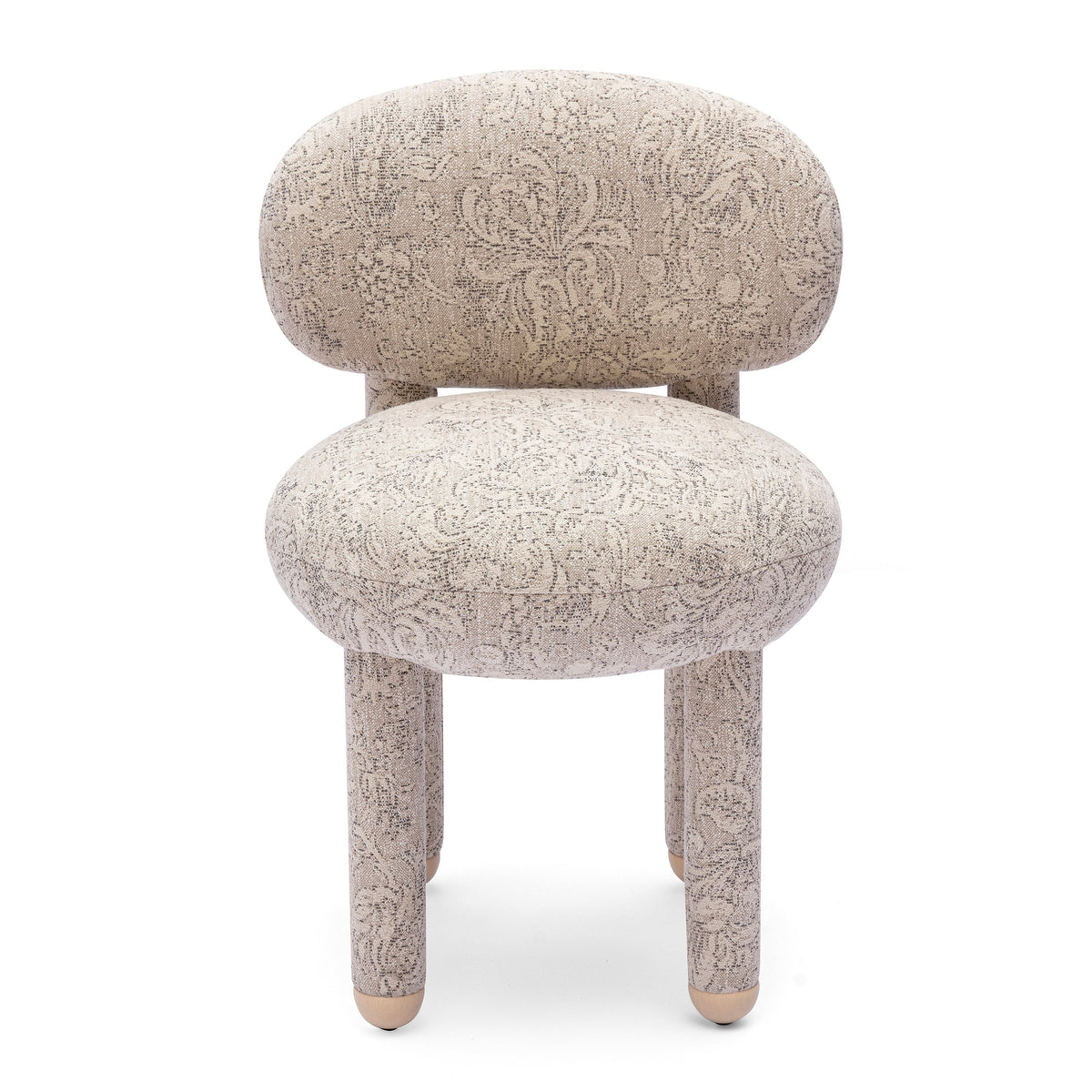 Chaise d'appoint en tissu haute performance Nubby Teal de Manu