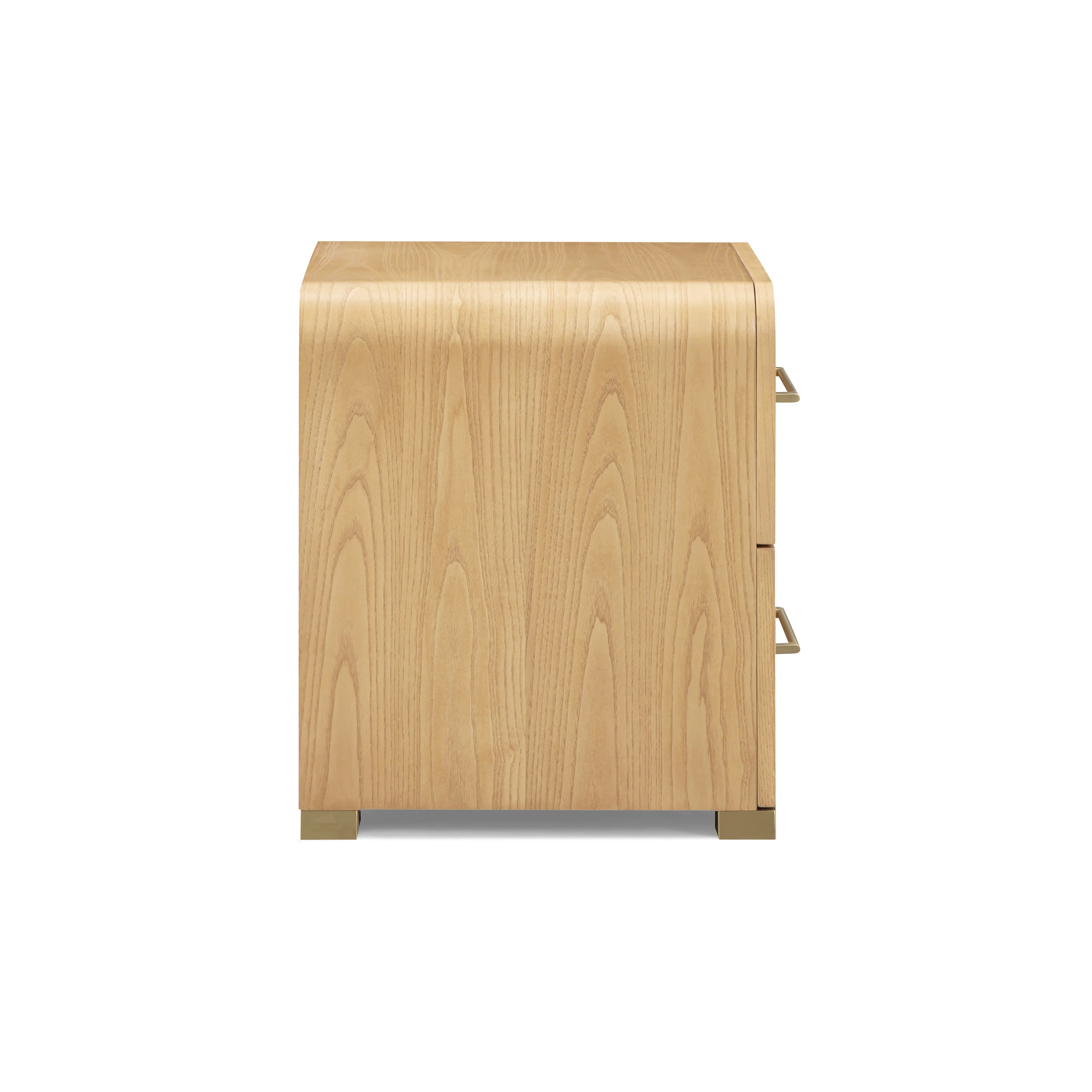 Marissa 22" Ash 2-Drawer Nightstand