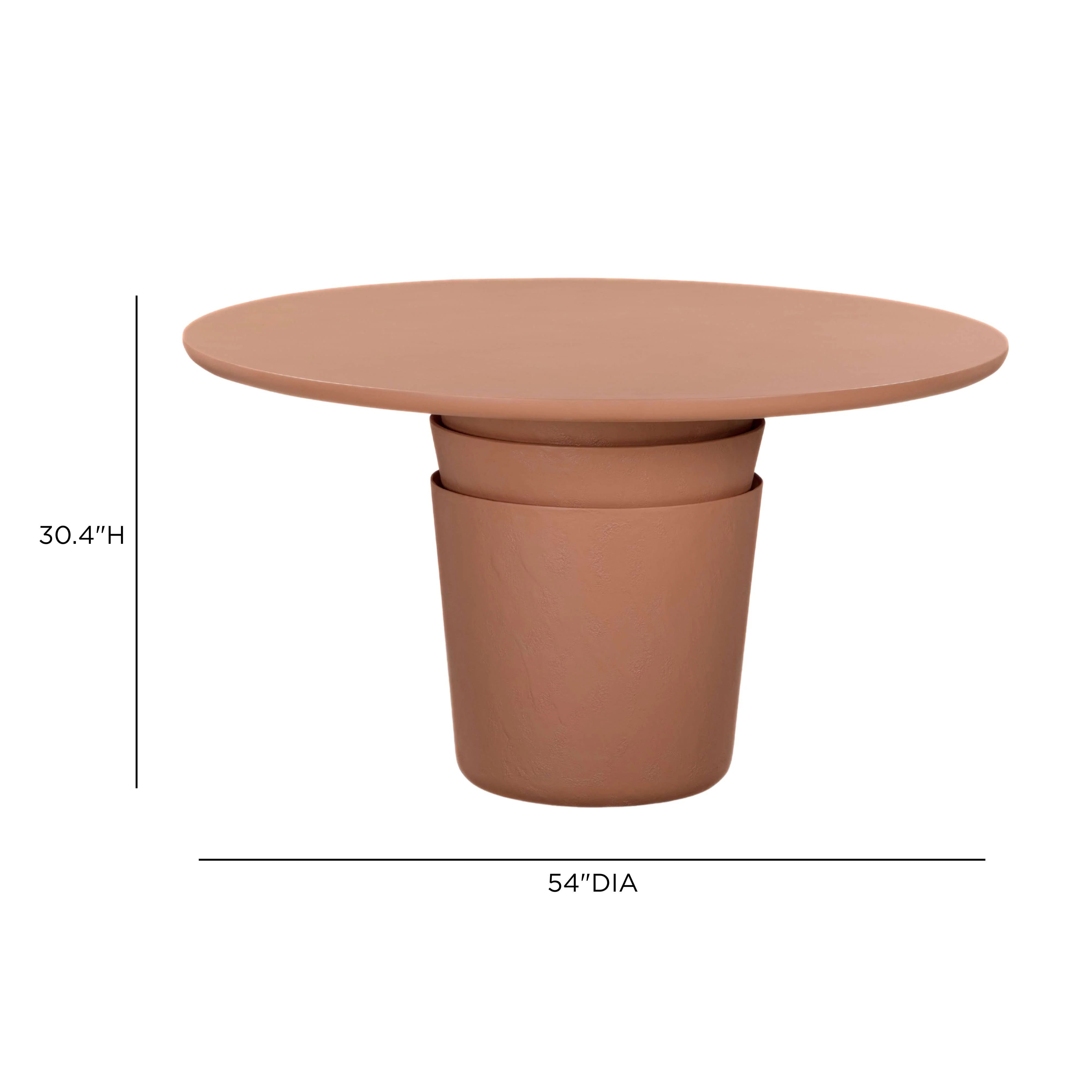 Margot 54" Indoor/Outdoor Round Dining Table