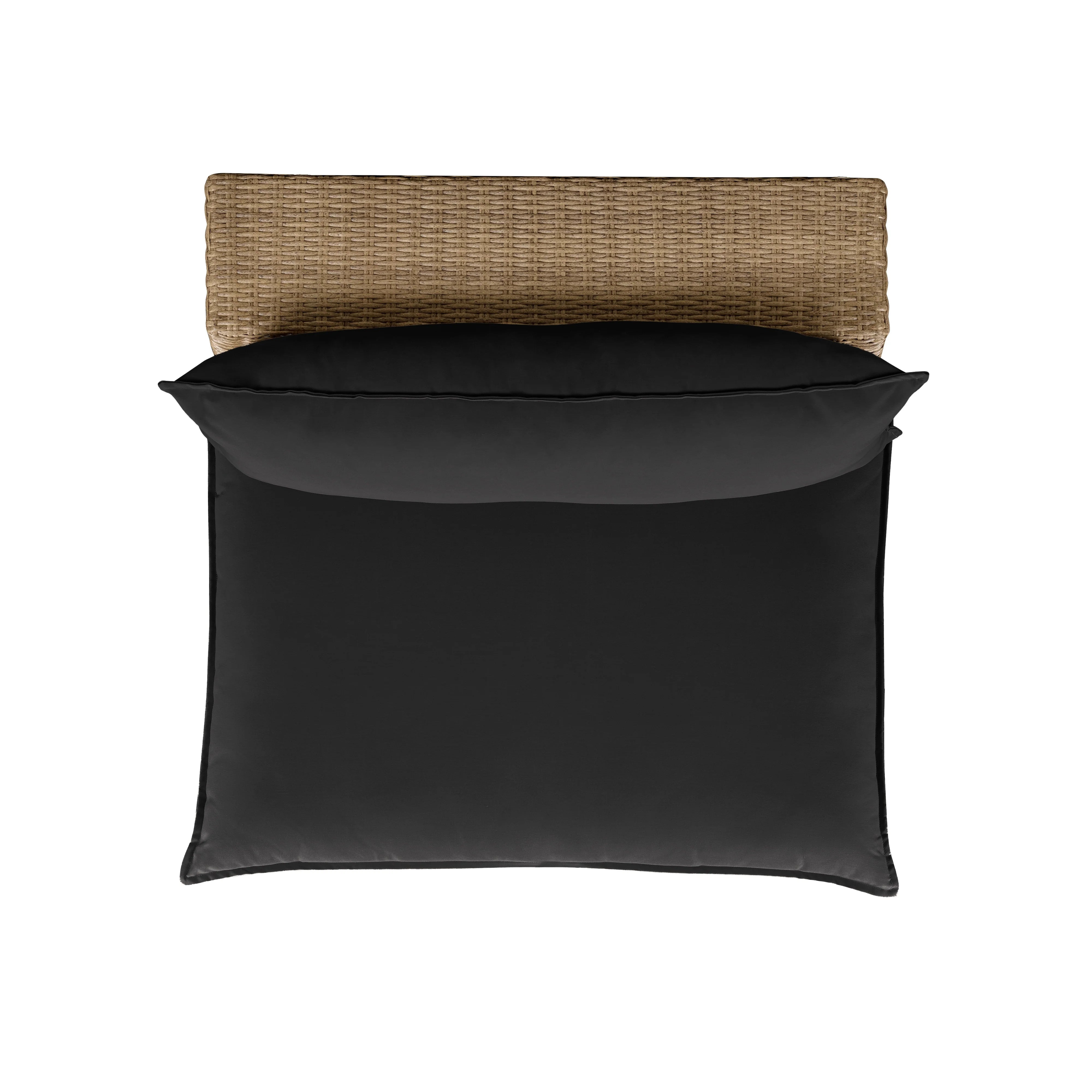 Cali Performance Fabric & Wicker Outdoor Armless Chair