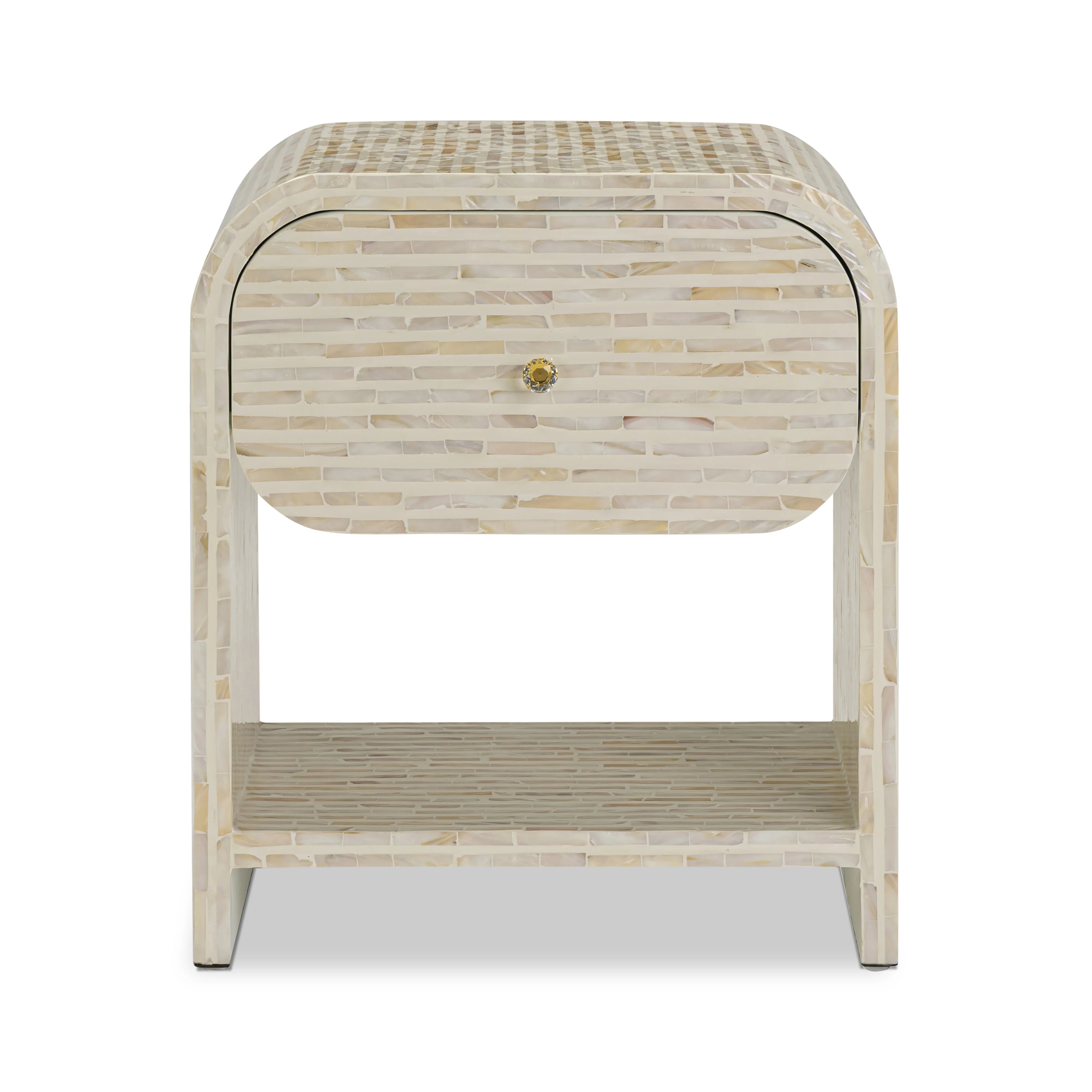 Borno 20" Mother of Pearl Nightstand