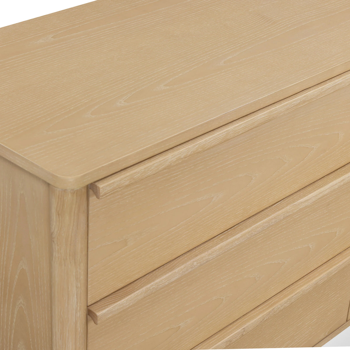 Tyra 62" Ash 6-Drawer Dresser