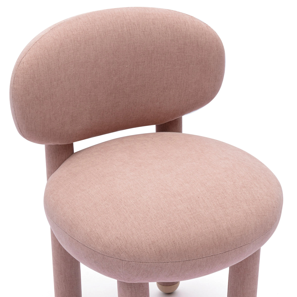 Chaise d'appoint en tissu haute performance Nubby Teal de Manu