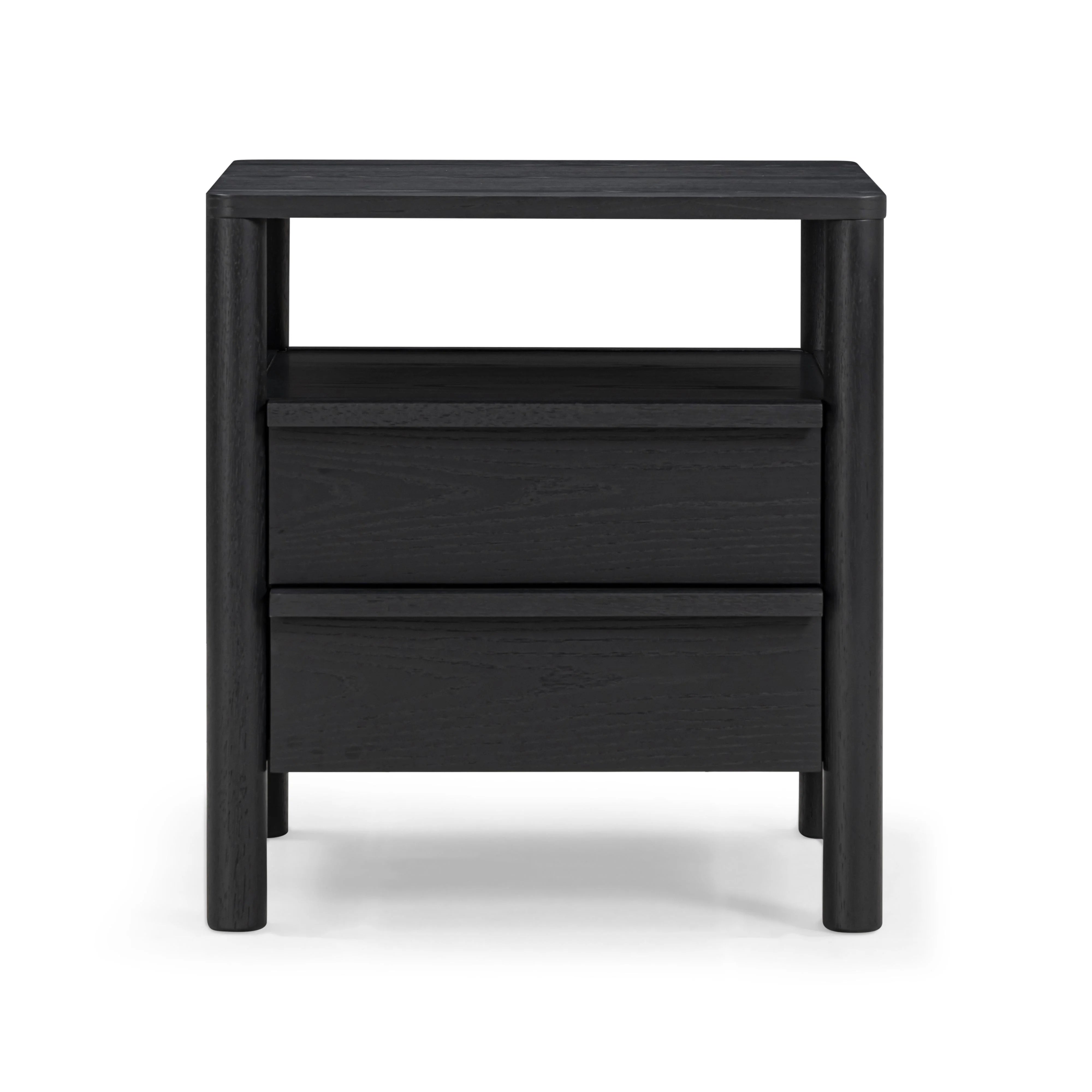Tyra 22" Black Ash Nightstand