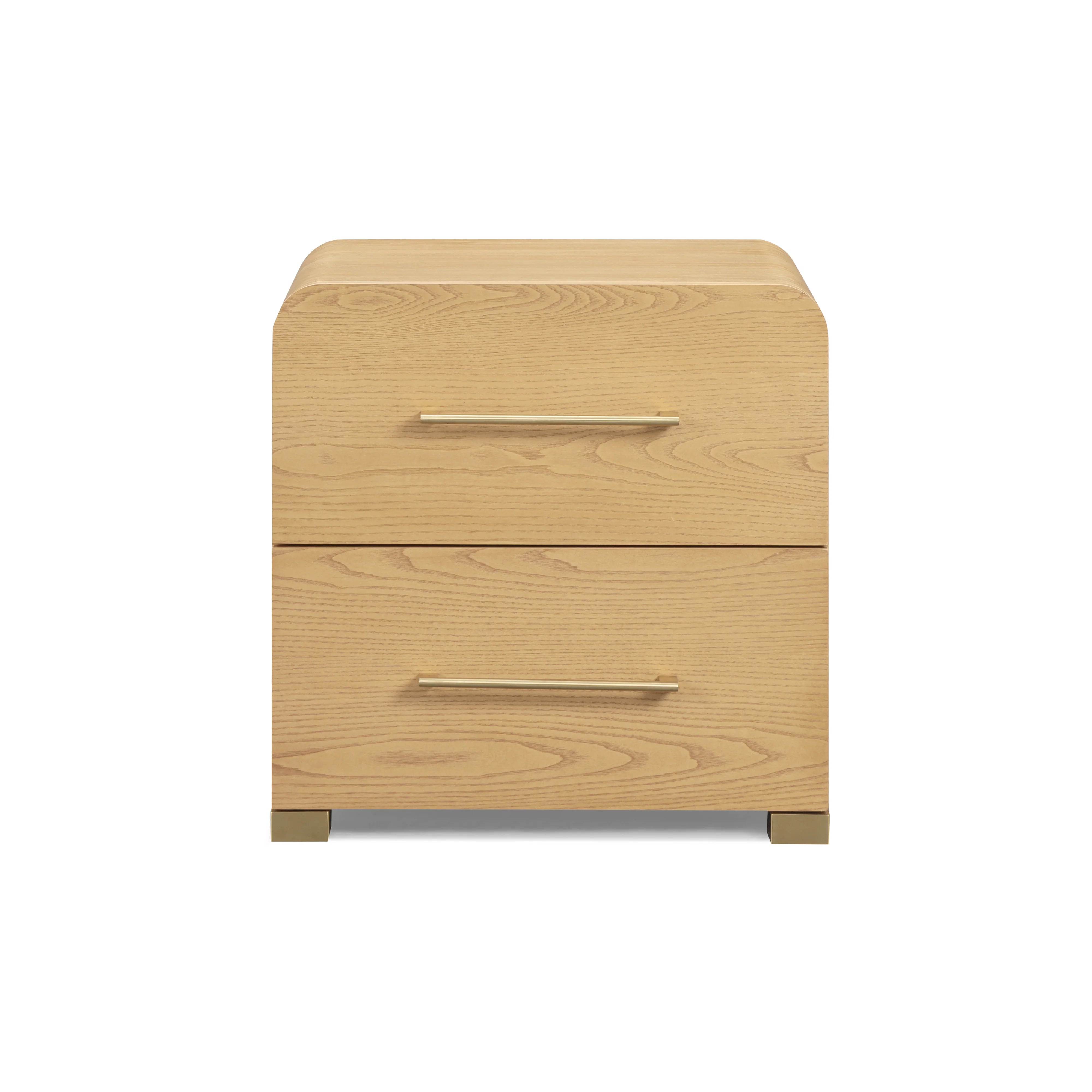Marissa 22" Ash 2-Drawer Nightstand