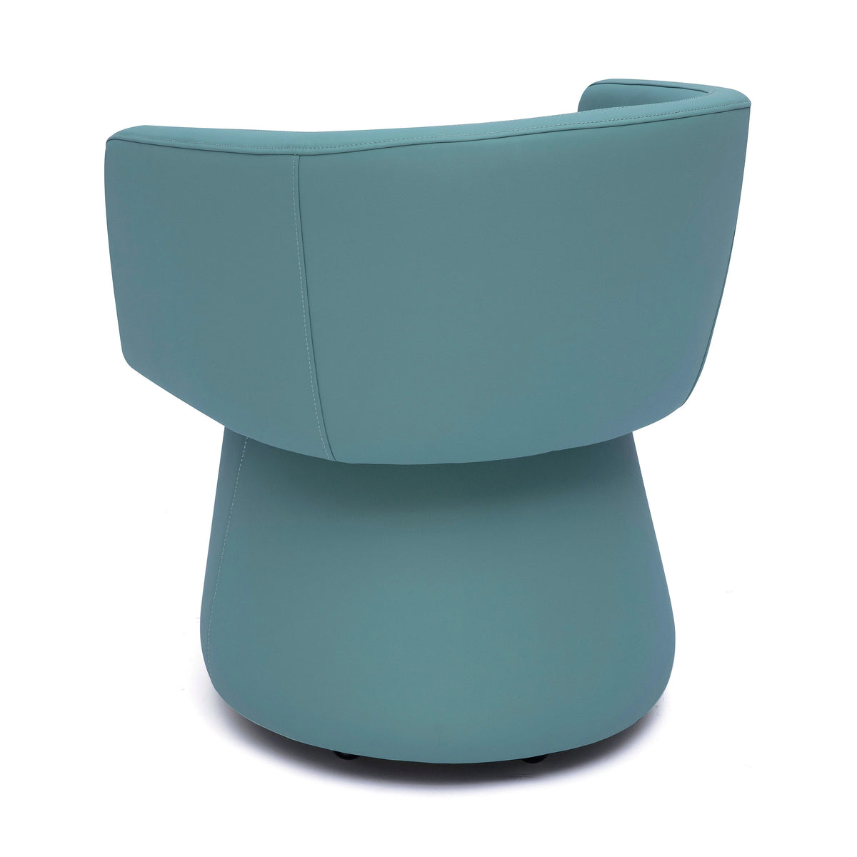 Chaise de bureau roulante en chenille recyclée Kristen Light
