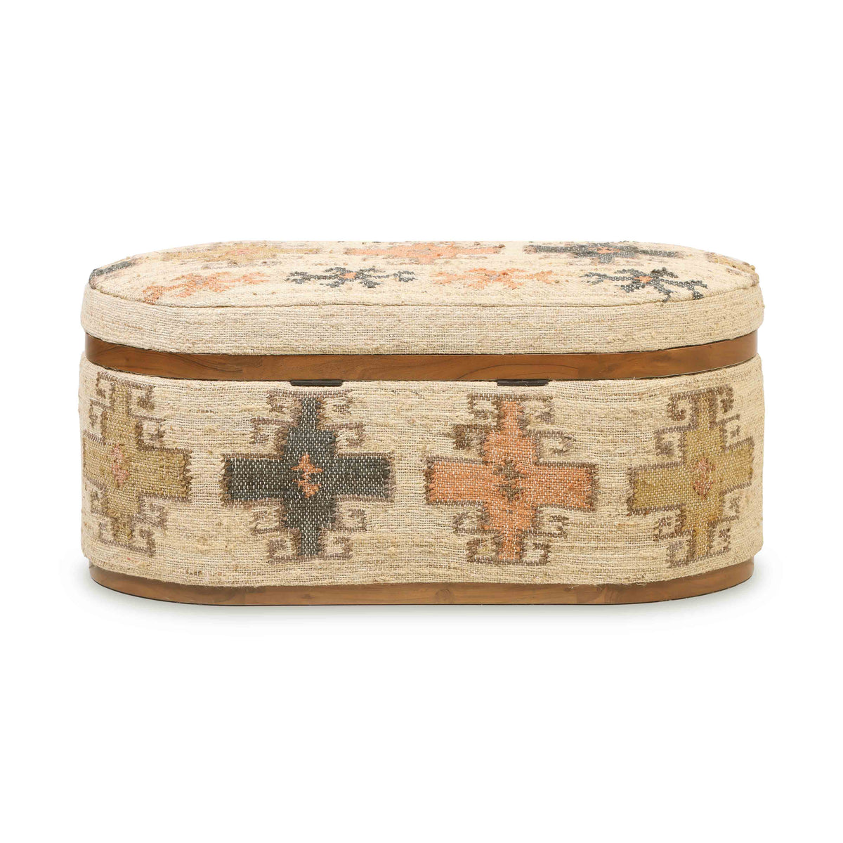 Olivier 41" Oval Storage Ottoman