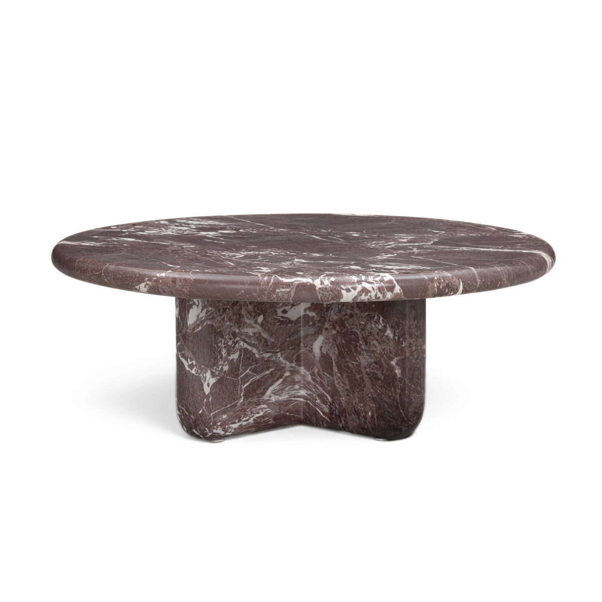 Juju Faux Marble Indoor/Outdoor Round Coffee Table (24"-32")