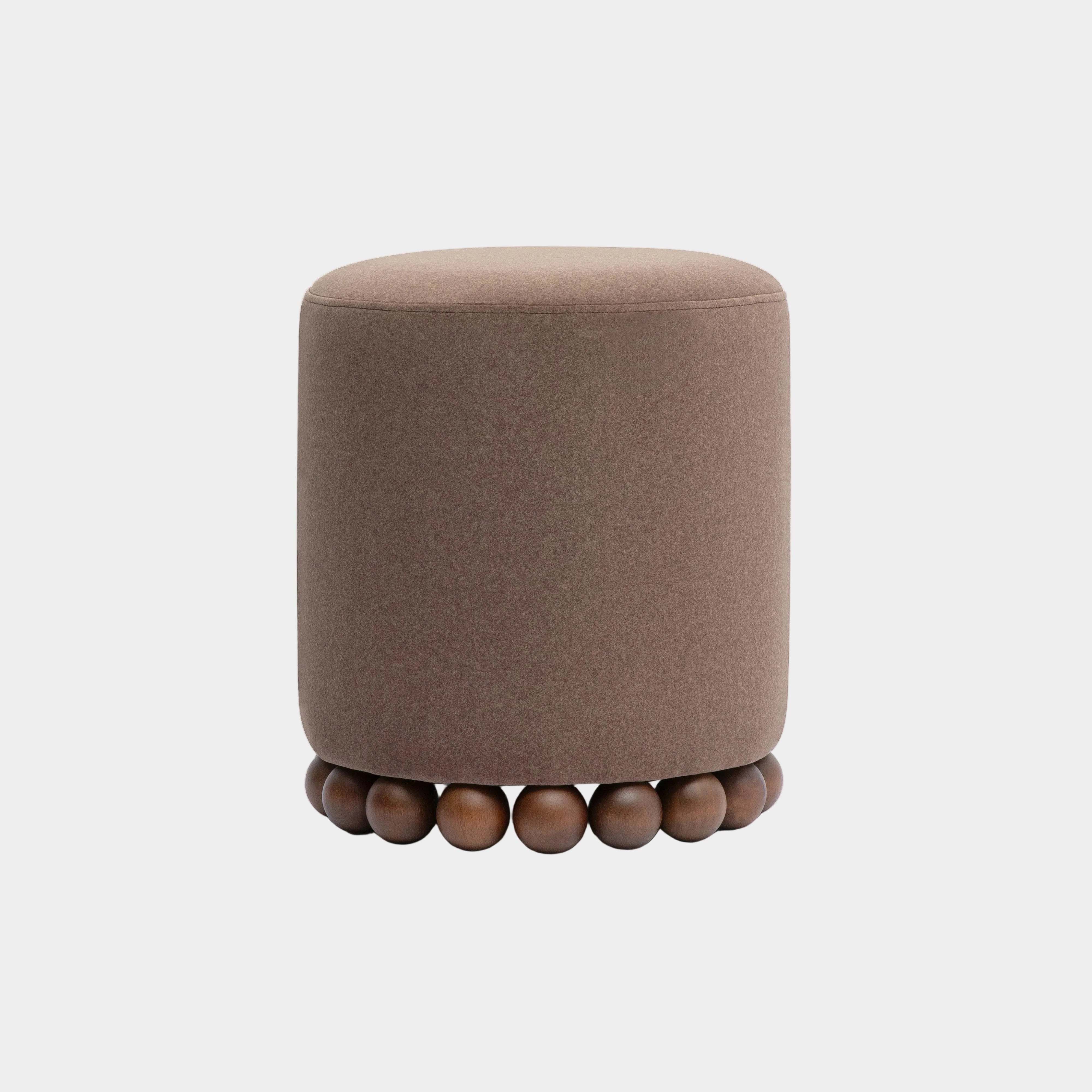 Dex Performance Vegan Mohair Ottoman