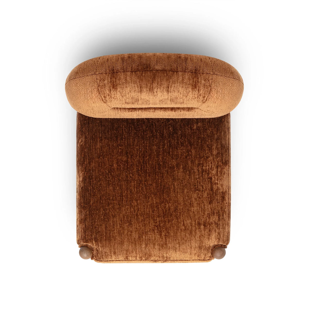 Bruno Thick Performance Chenille Arched Back Dining Chair