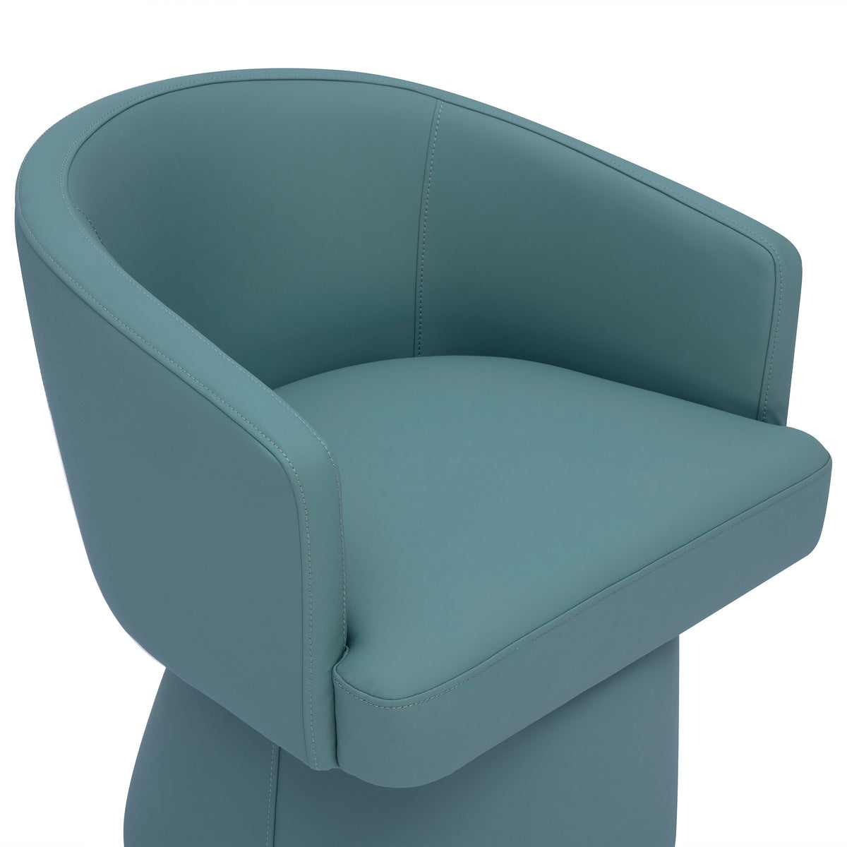 Chaise de bureau roulante en chenille recyclée Kristen Light