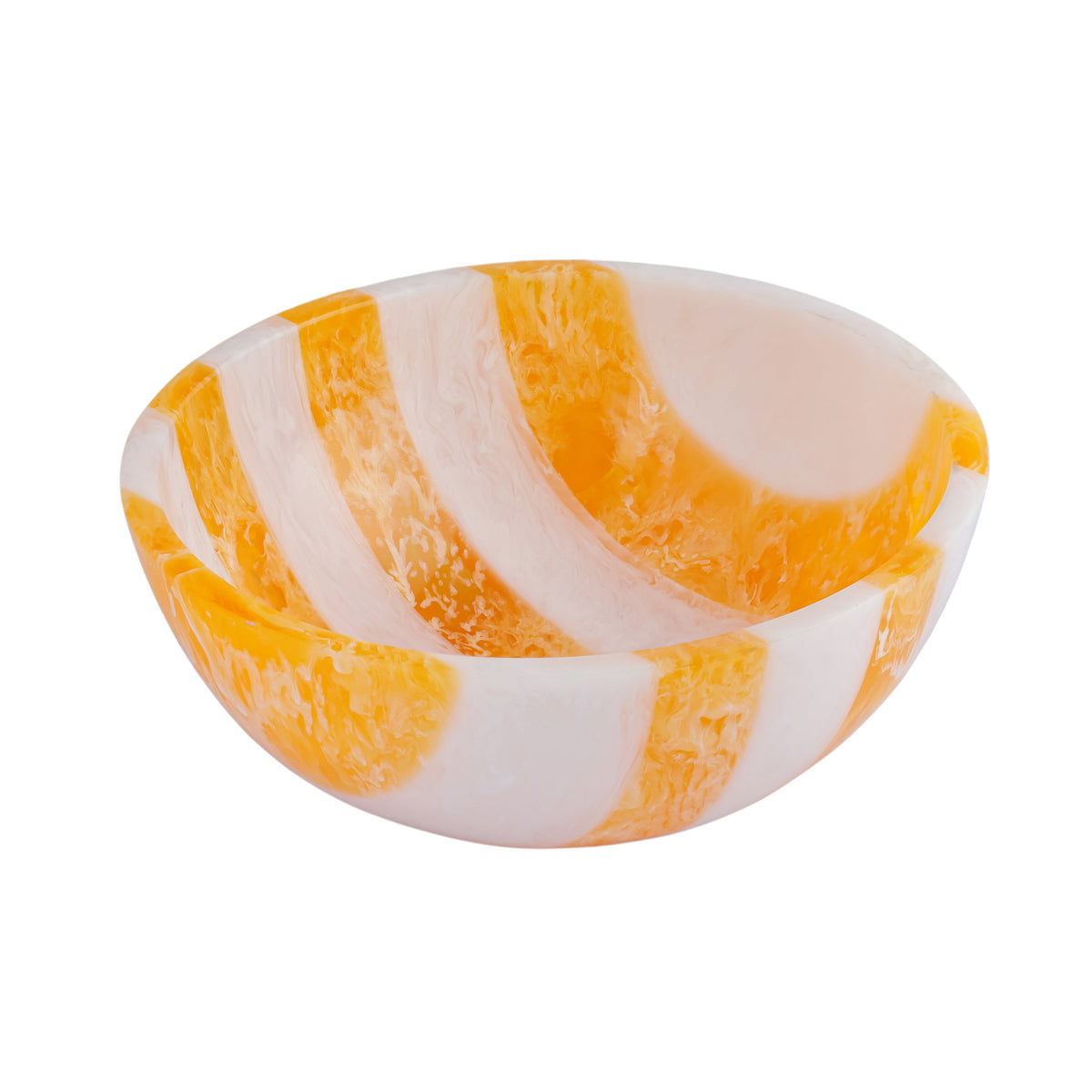Lolly Striped Resin Salad Bowl