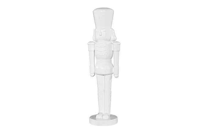 Nutcracker Soldier Sculpture - 6ft White