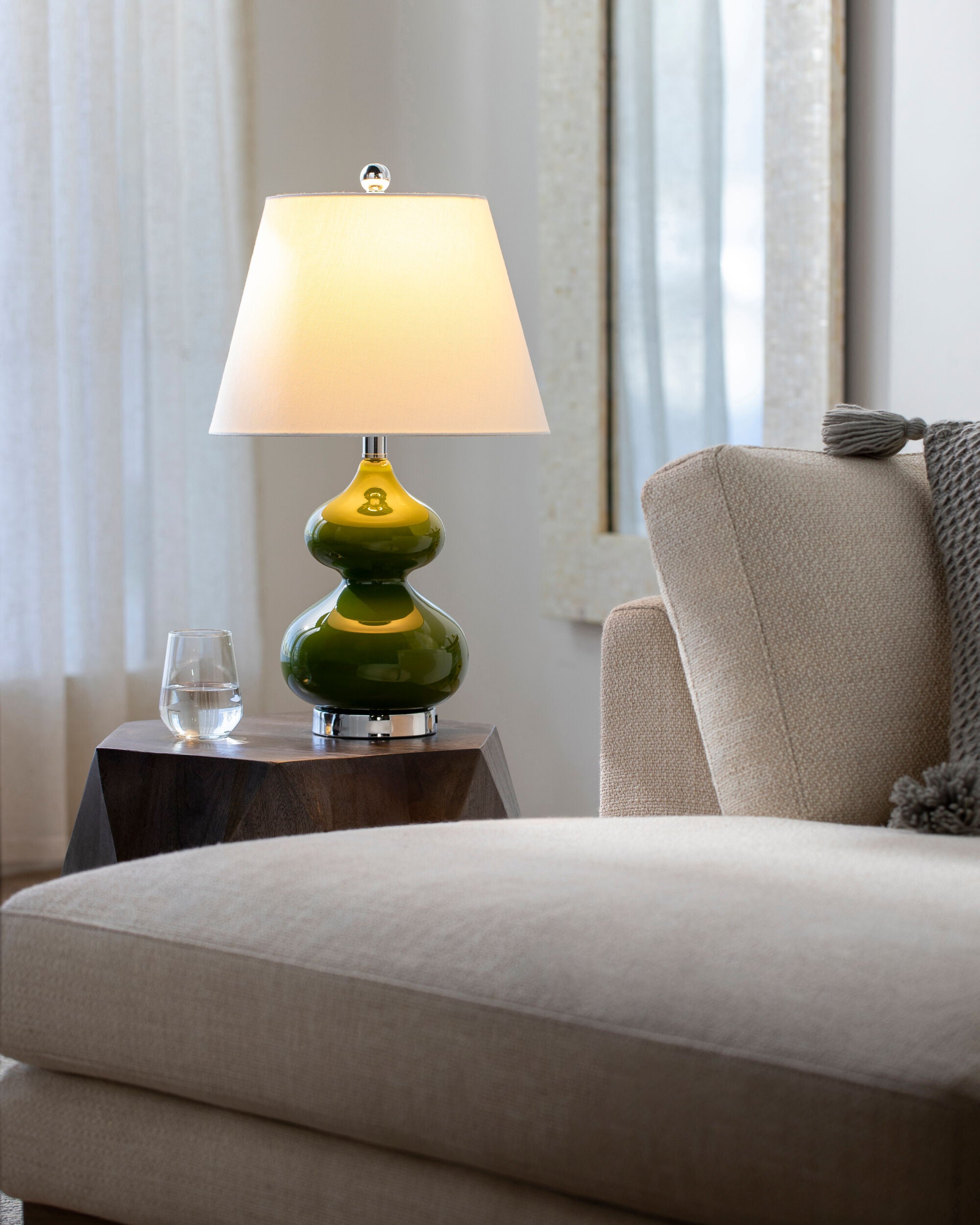 Olive Accent Table Lamp
