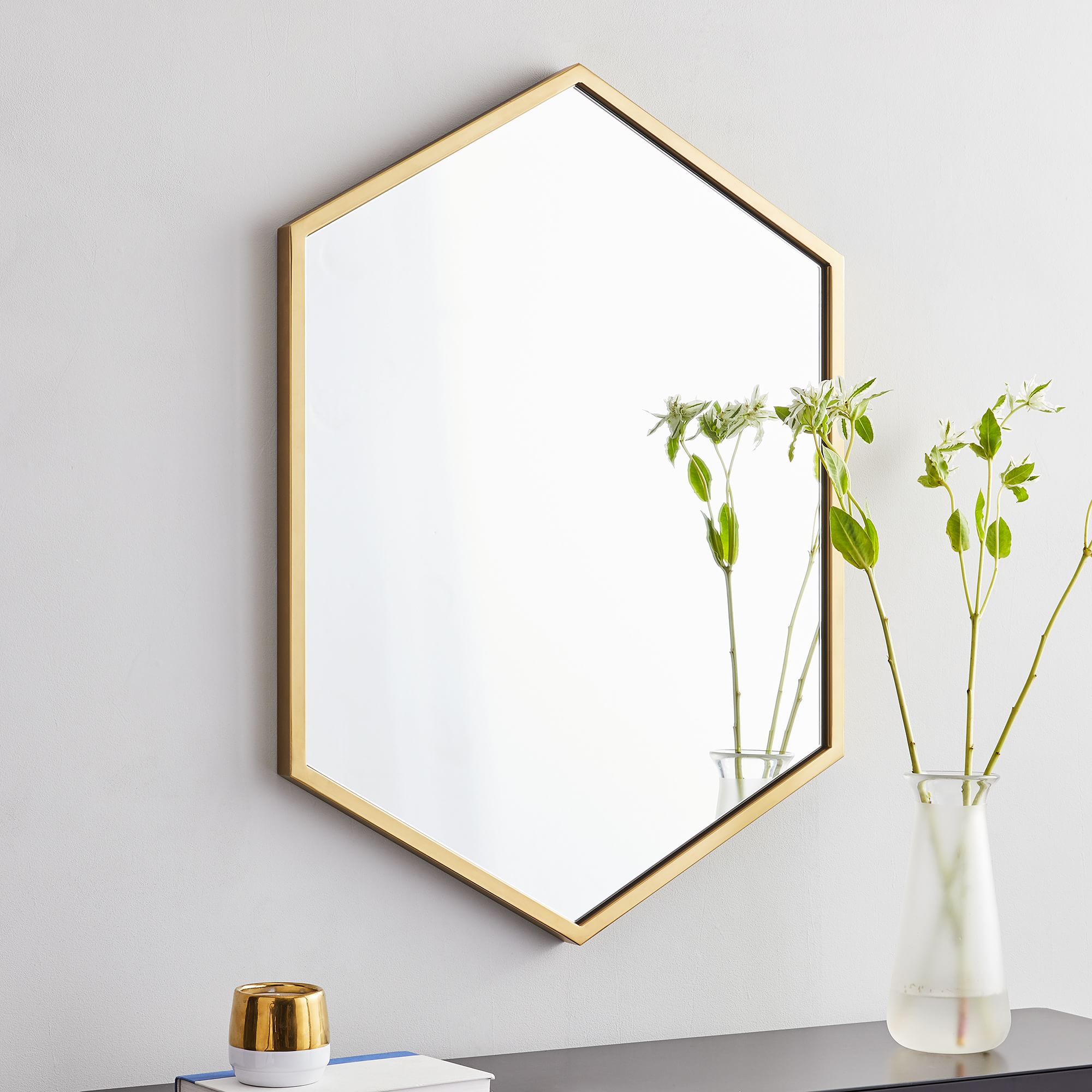 Miroir hexagonal