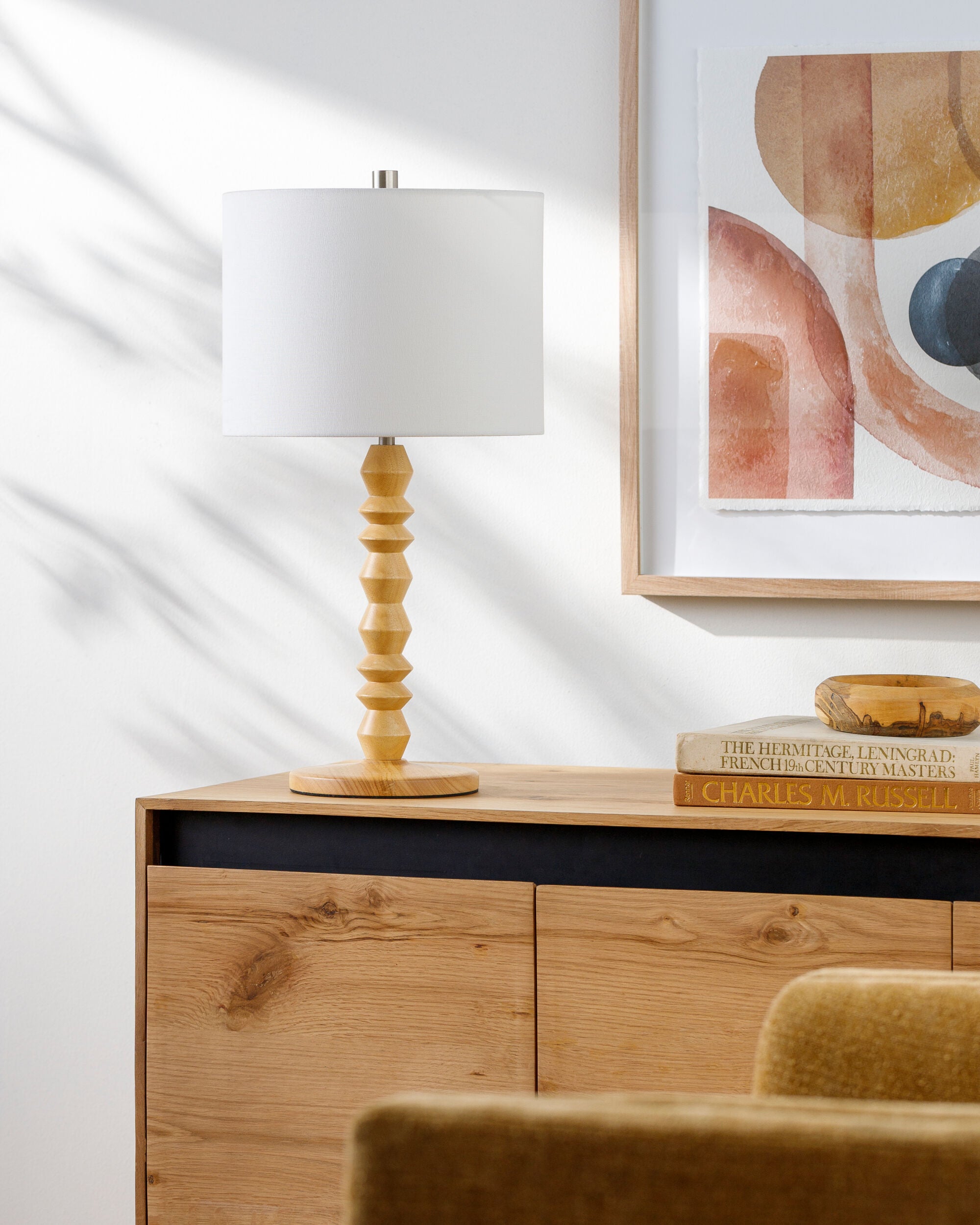 Padauk Accent Table Lamp
