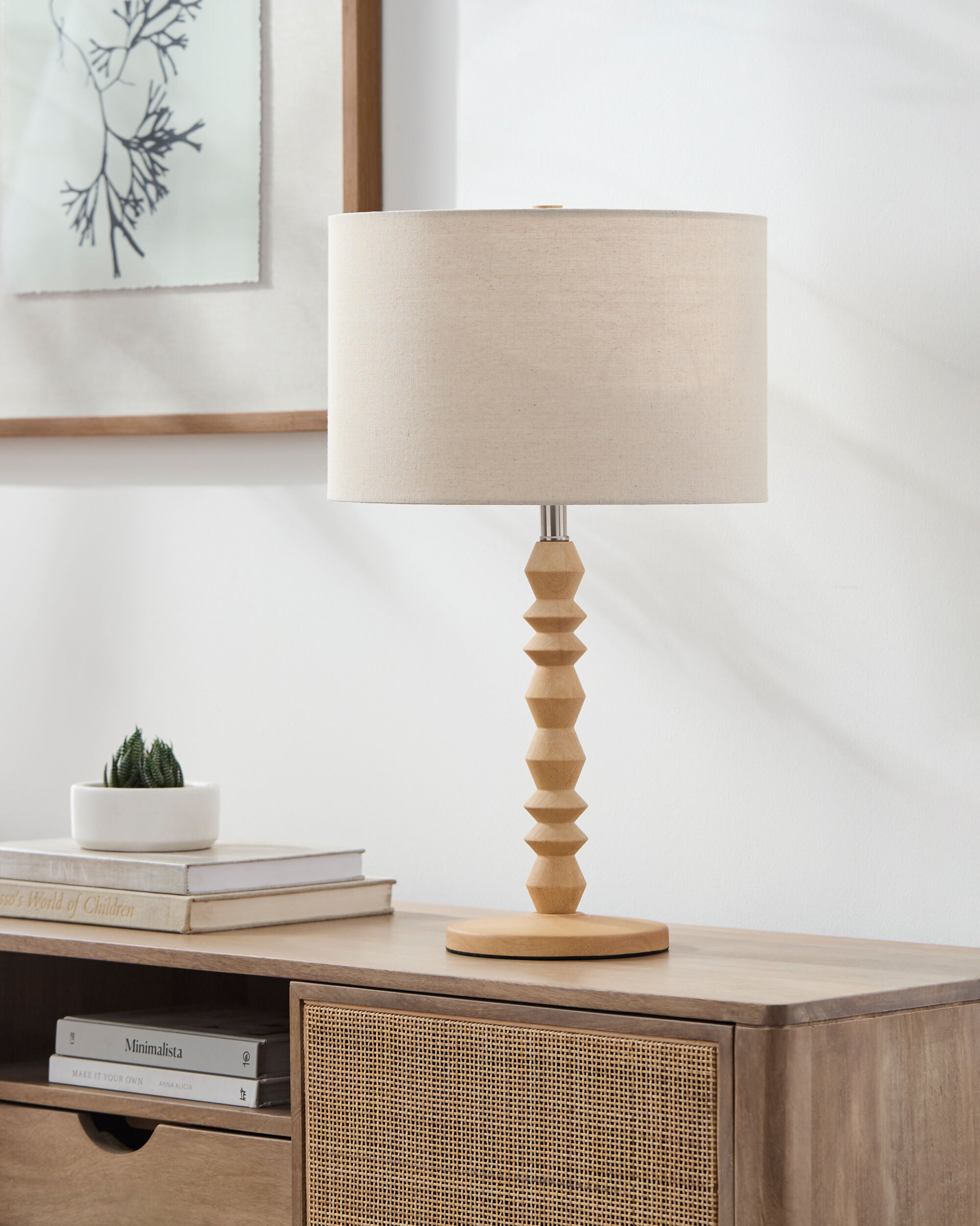 Padauk Accent Table Lamp