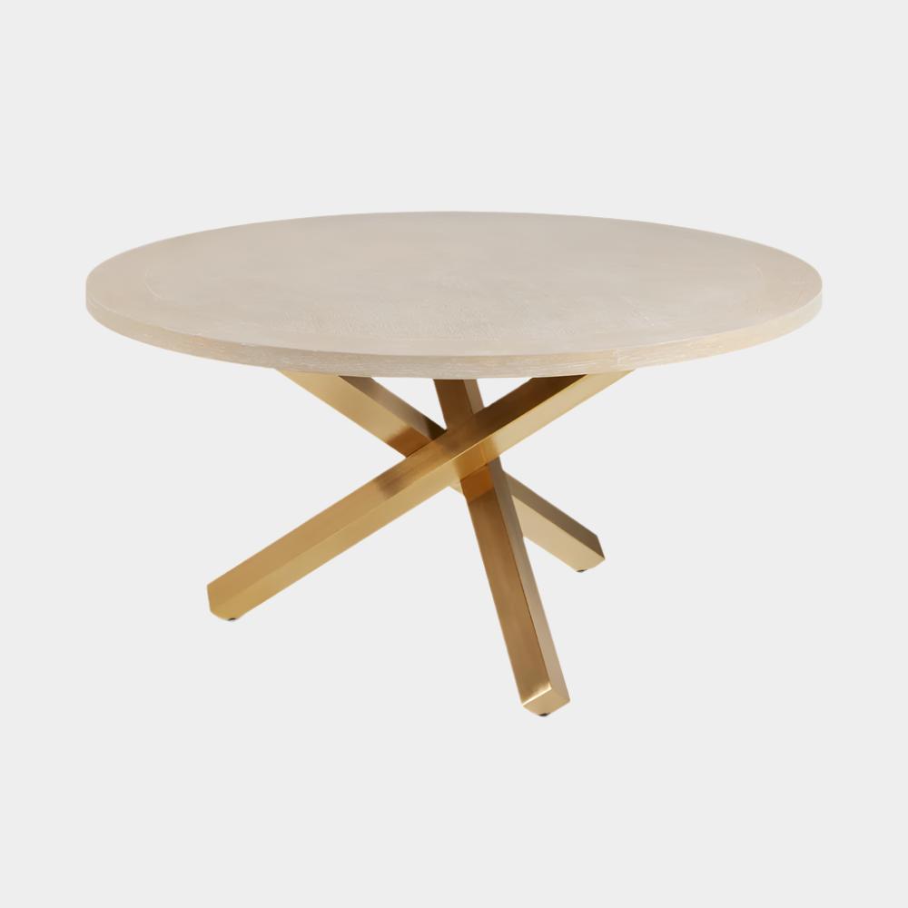 Rodney Dining Table - Gold