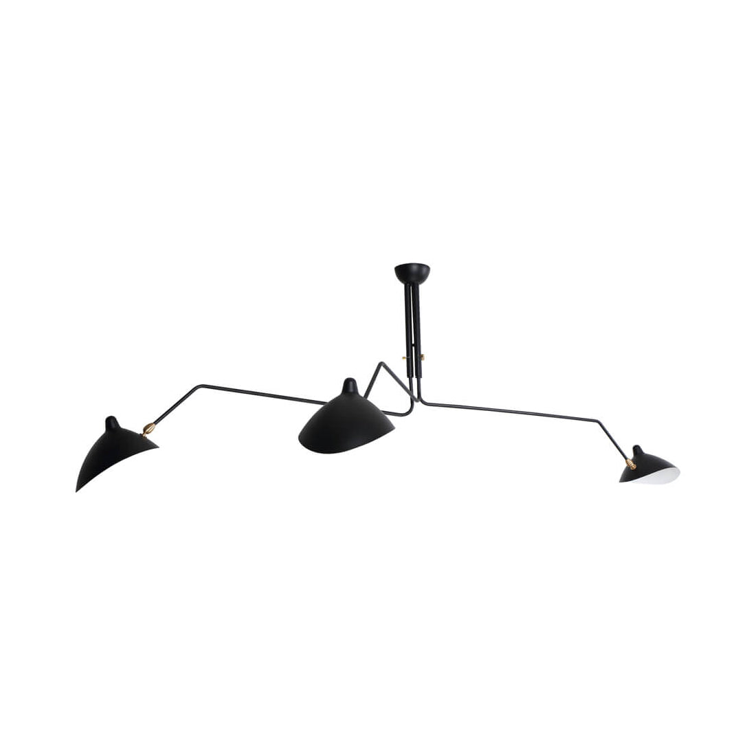 Serge Mouille Three-Arm Sconce Lamp