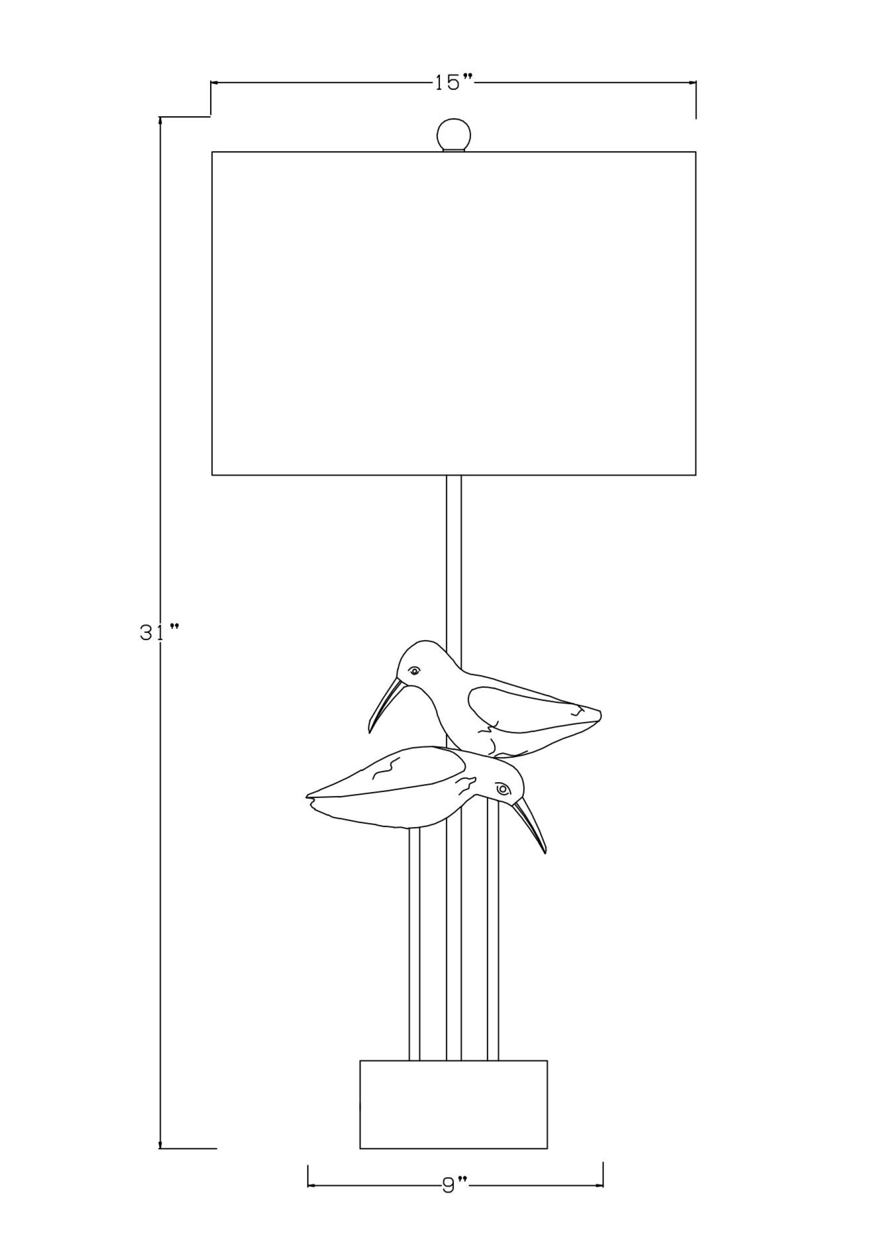 Seagull Accent Table Lamp