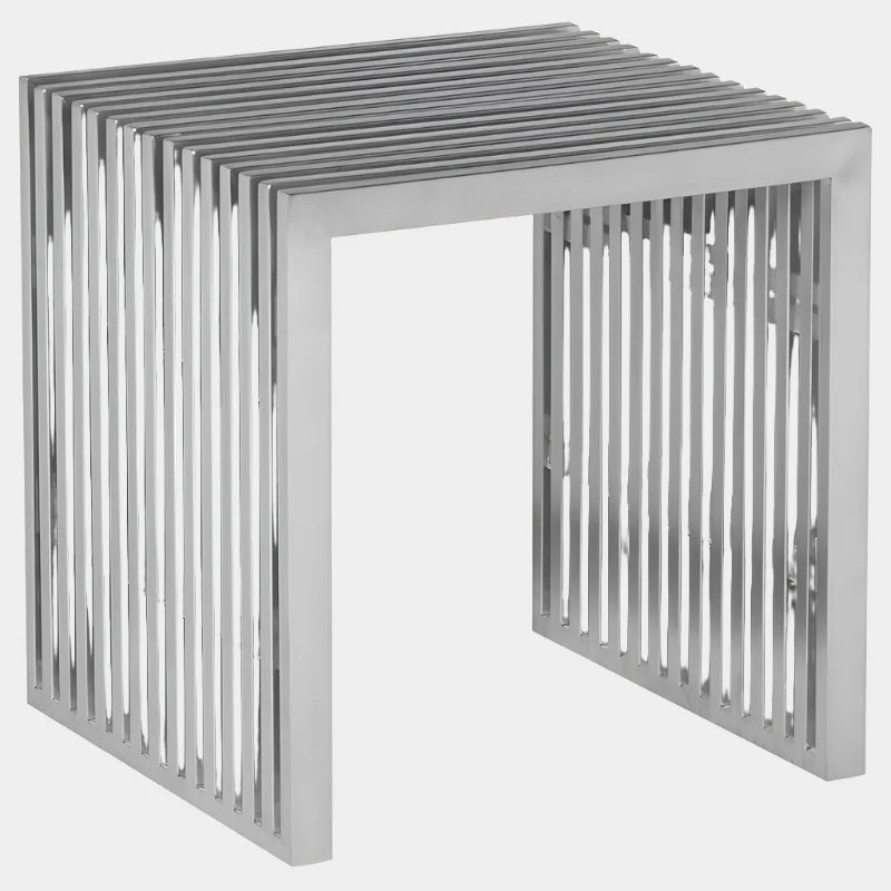 Gridiron Stainless Steel Bench (brushed)