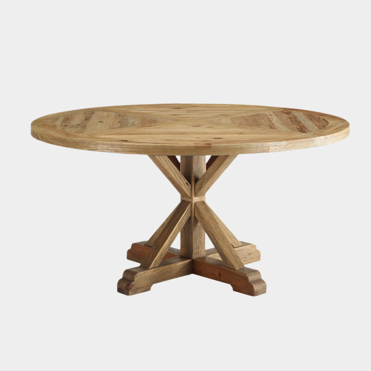 Stitch Wood Dining Table - 59" Round