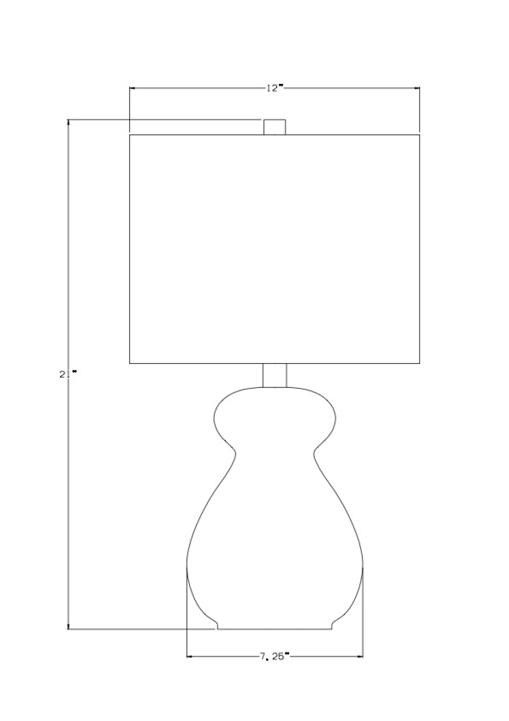 Tubular Accent Table Lamp