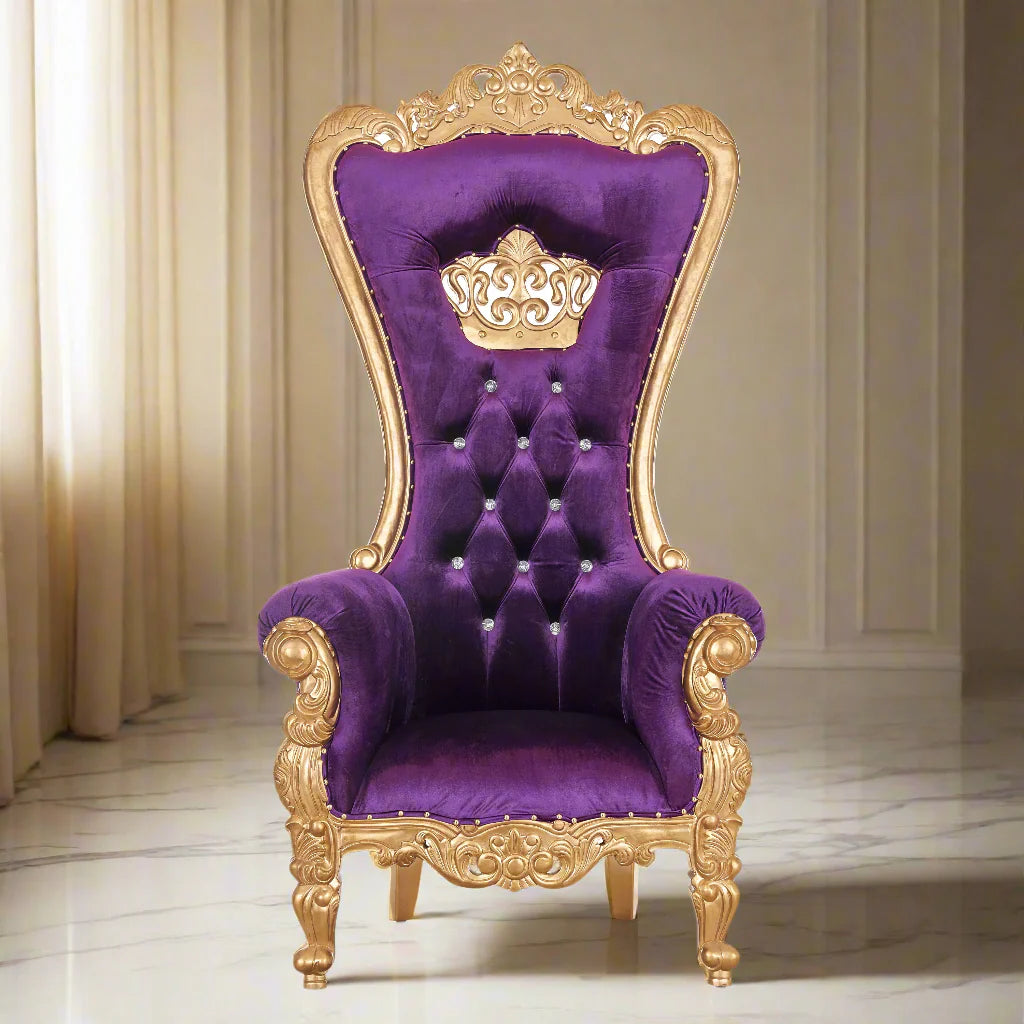 Crown Tiffany Throne Chair