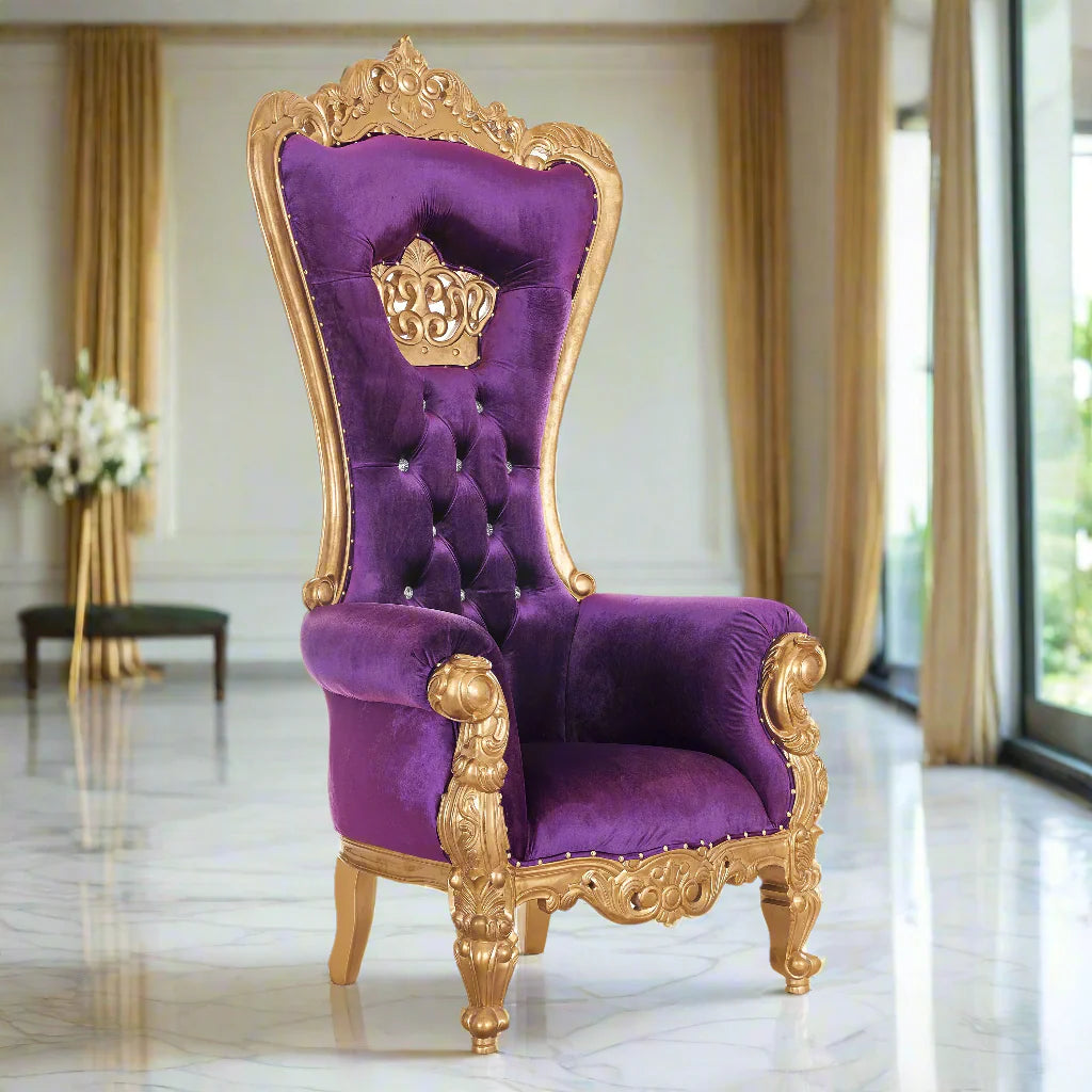 Crown Tiffany Throne Chair