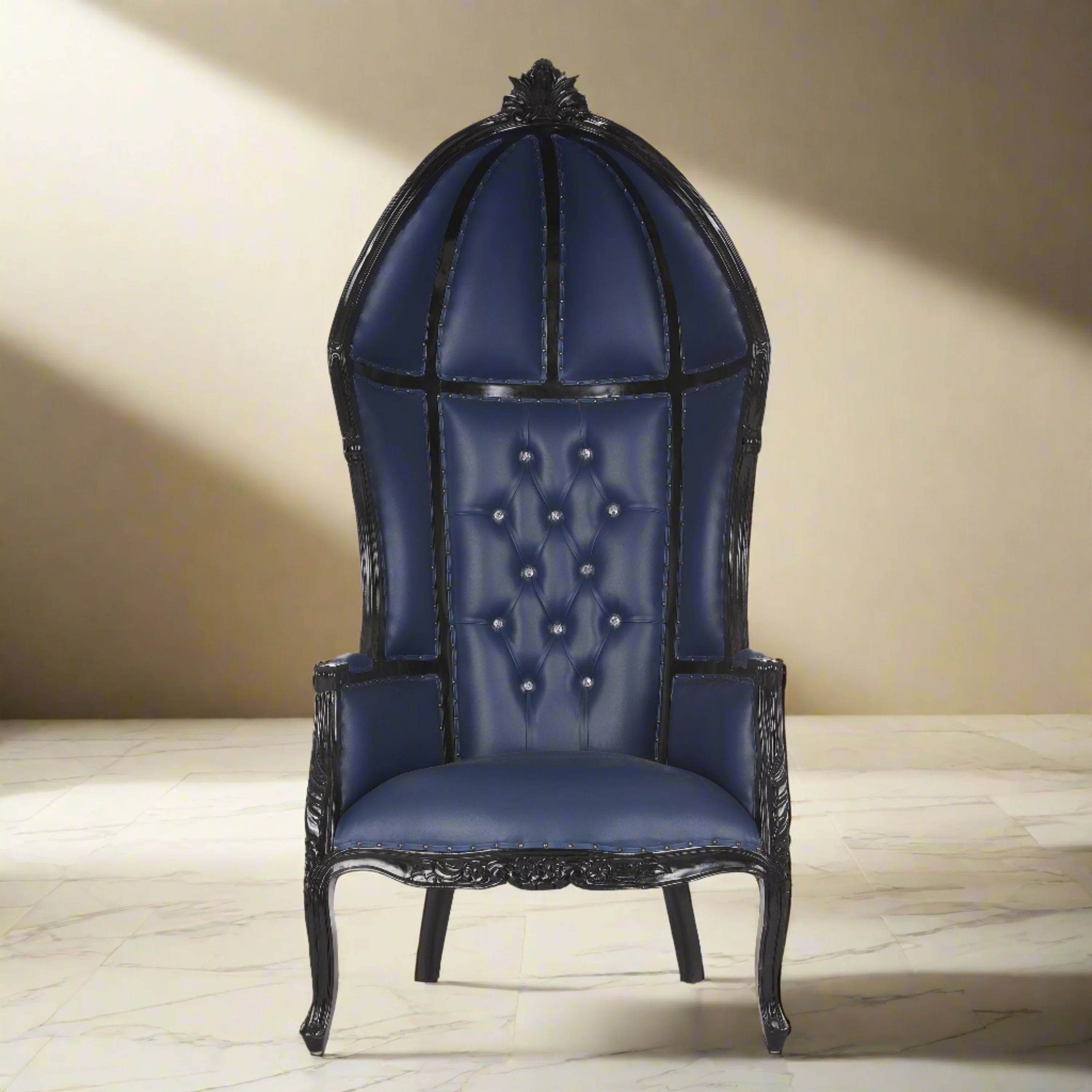 Cobra Hooded Canopy Throne Chair