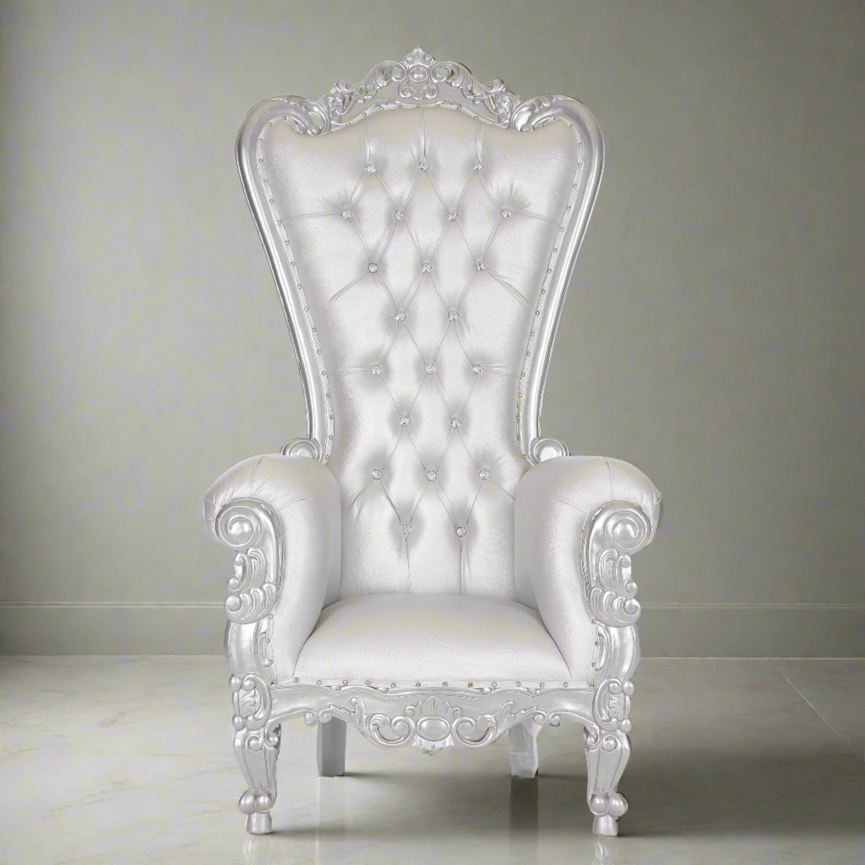Chloe Throne Chair - Vinyl
