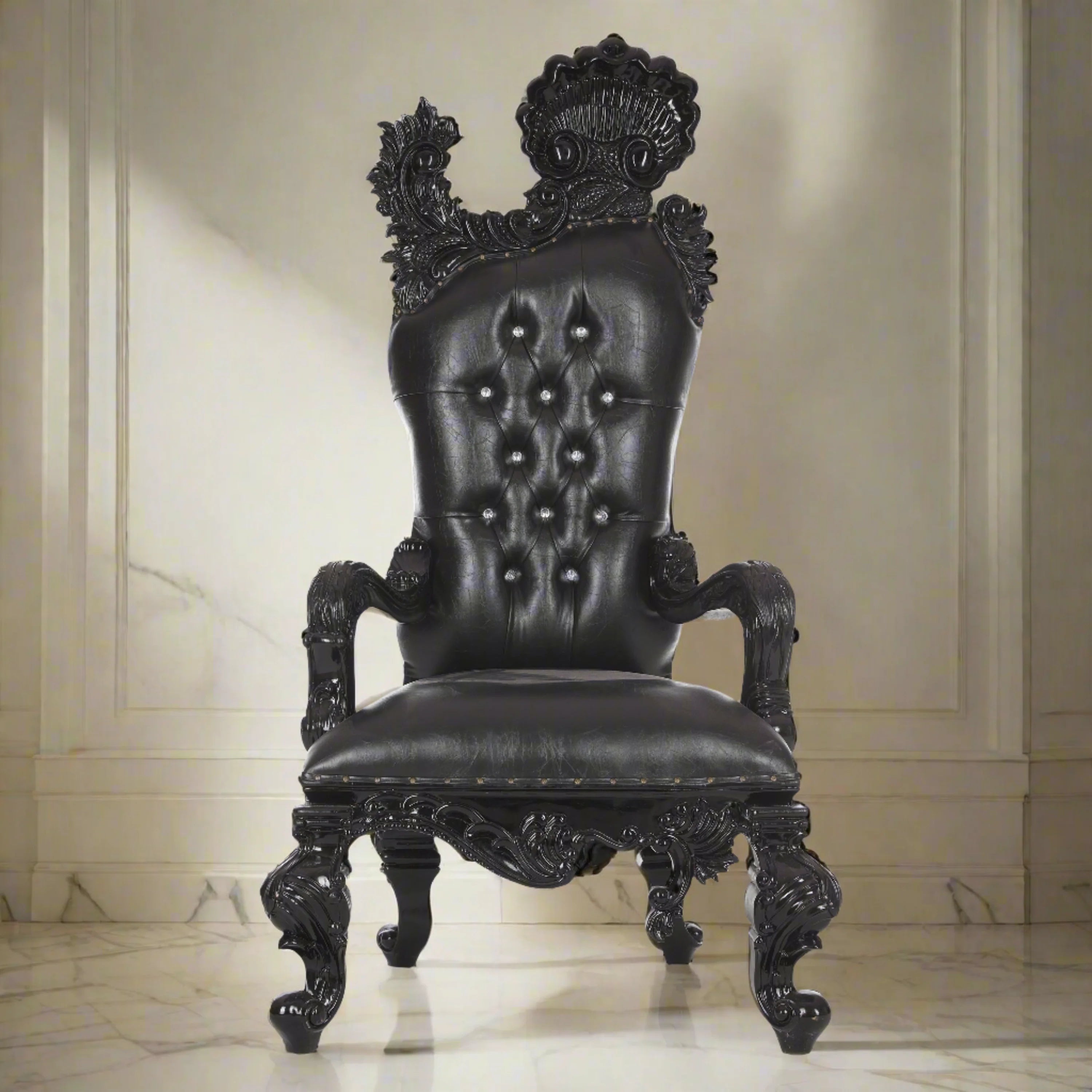 Leandra Royal Throne Chair