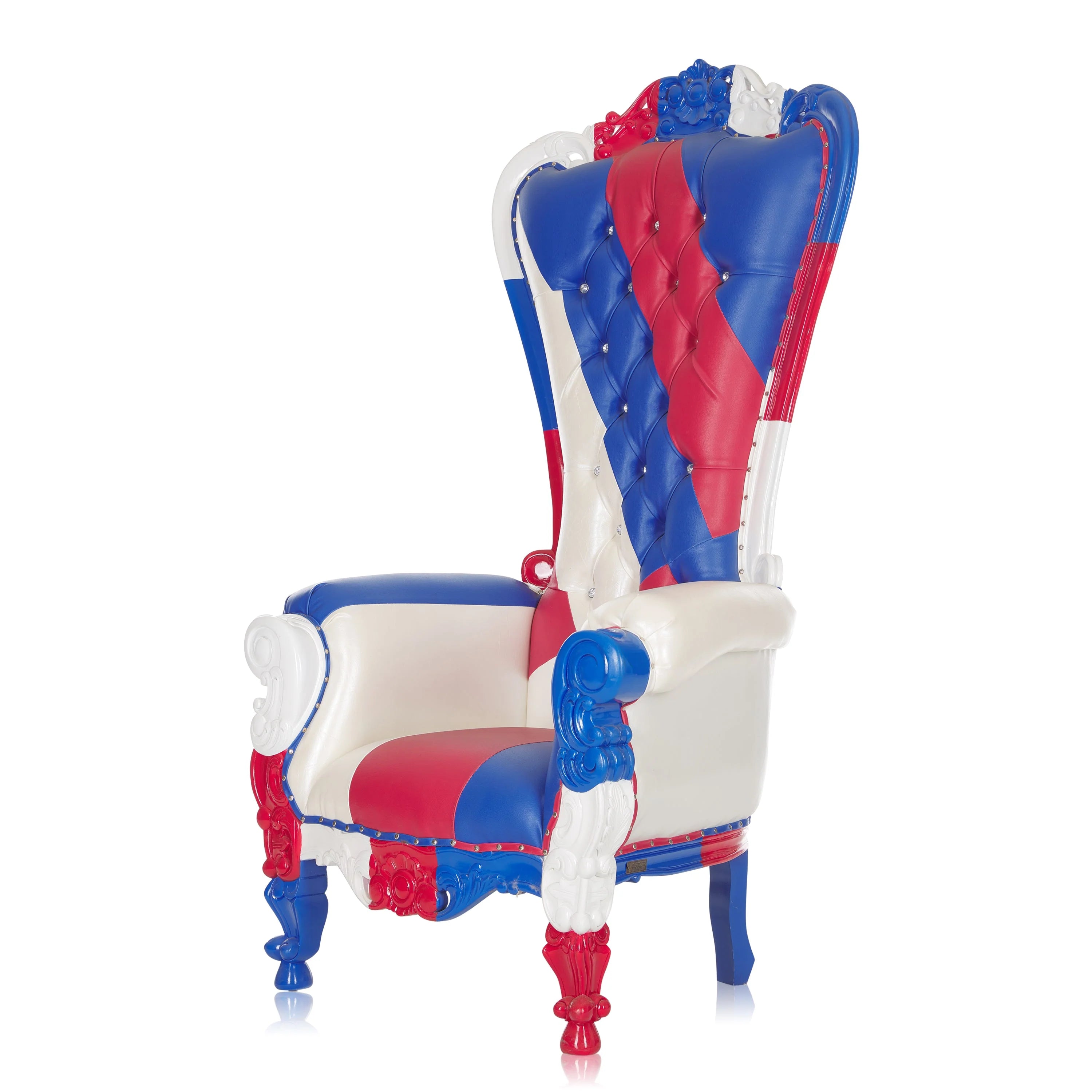 Queen Tiffany Throne Chair - Vinyl