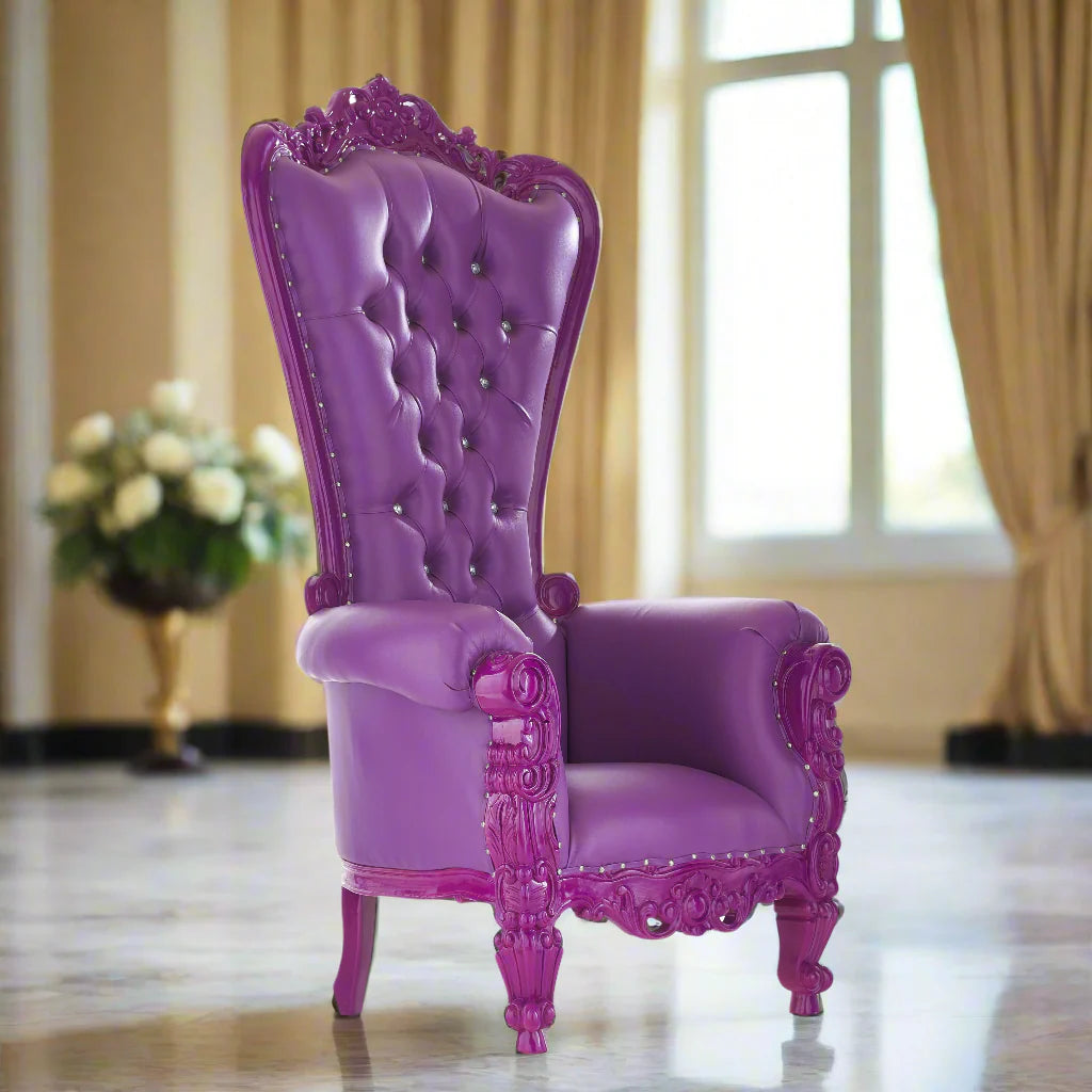 Queen Tiffany Throne Chair - Vinyl