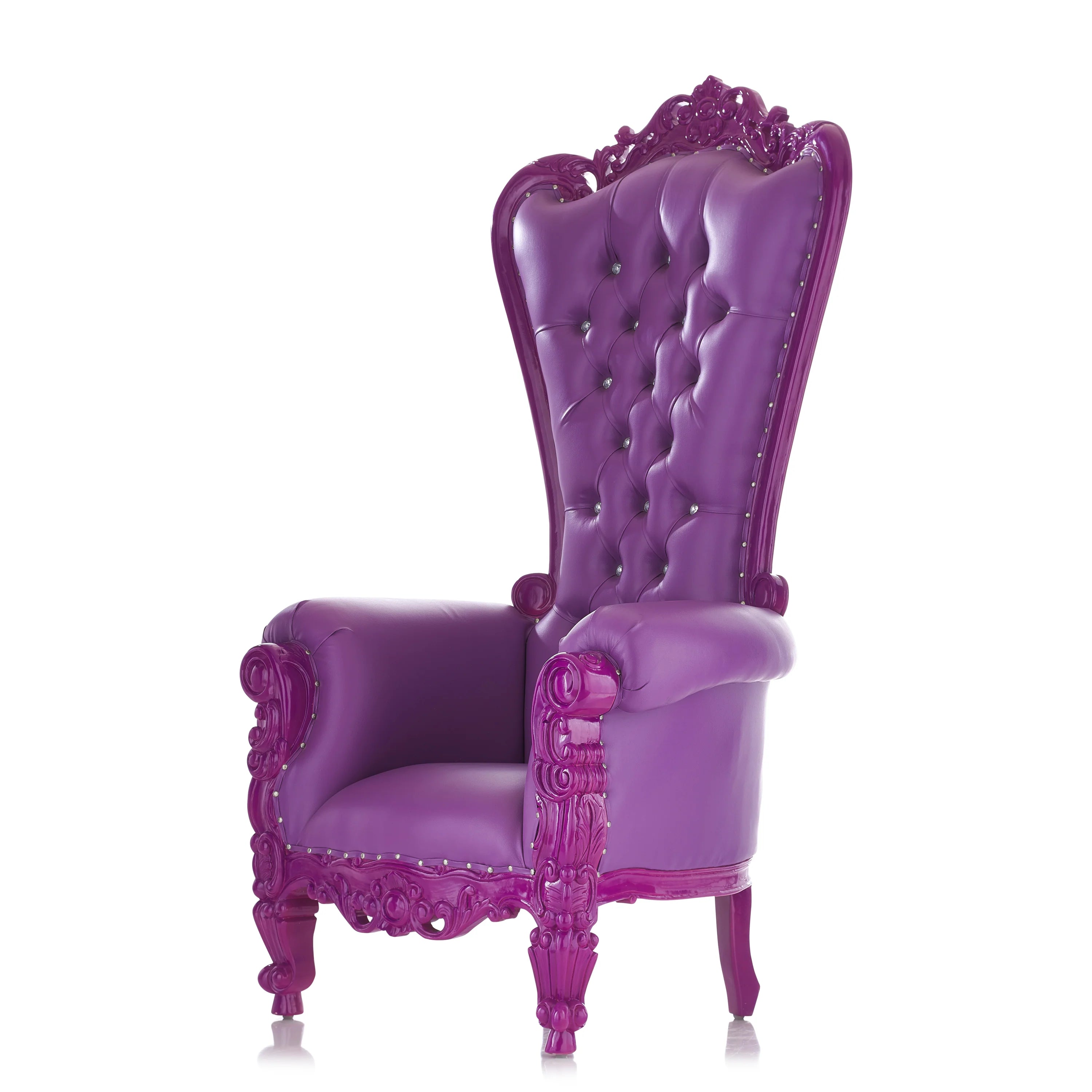 Queen Tiffany Throne Chair - Vinyl